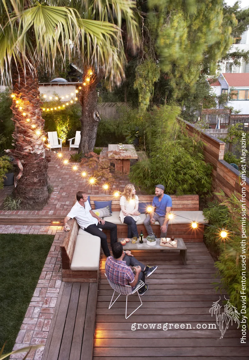 Sunset Magazine entertainment garden