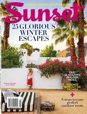 Tiered garden article in January 2016 Sunset Magazine.