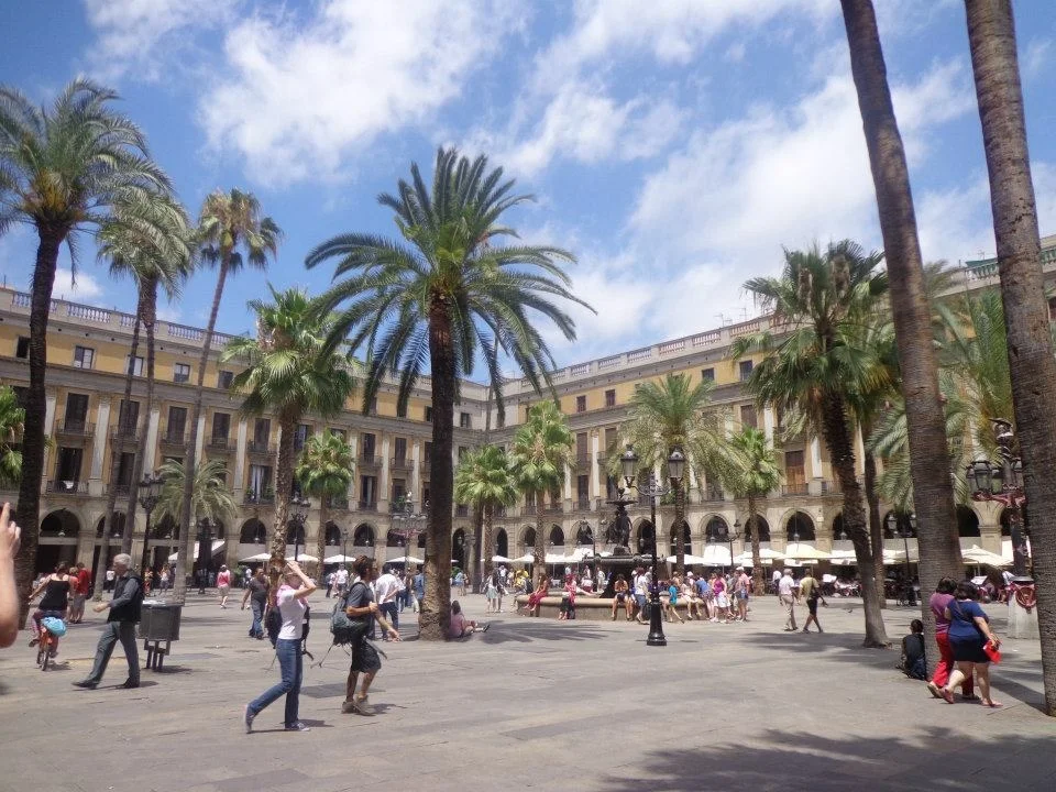 Barcelona- where palm trees are found in the city and sangria is sipped on at all hours of the day
