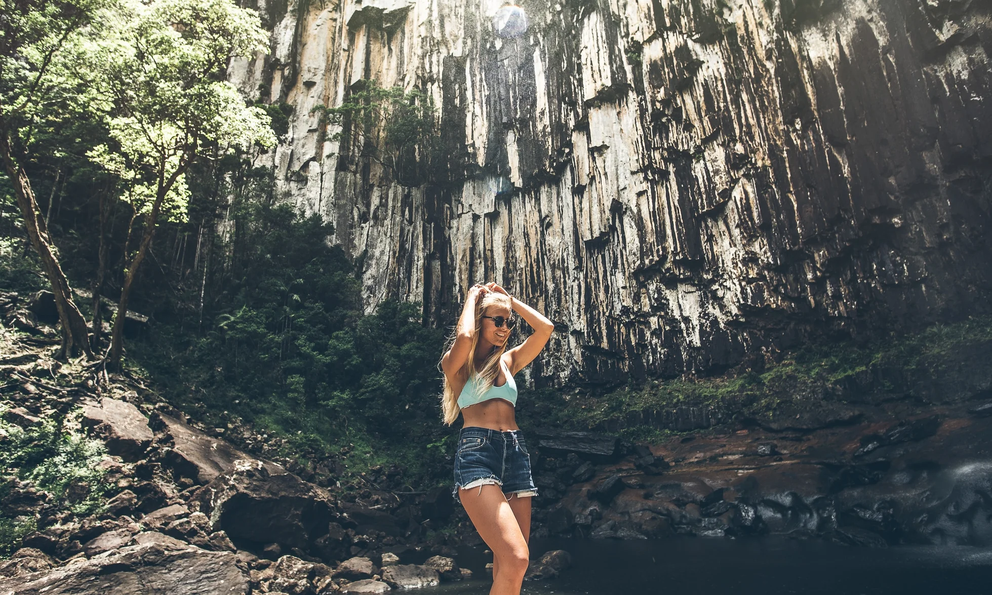 Base of Minyon Falls 