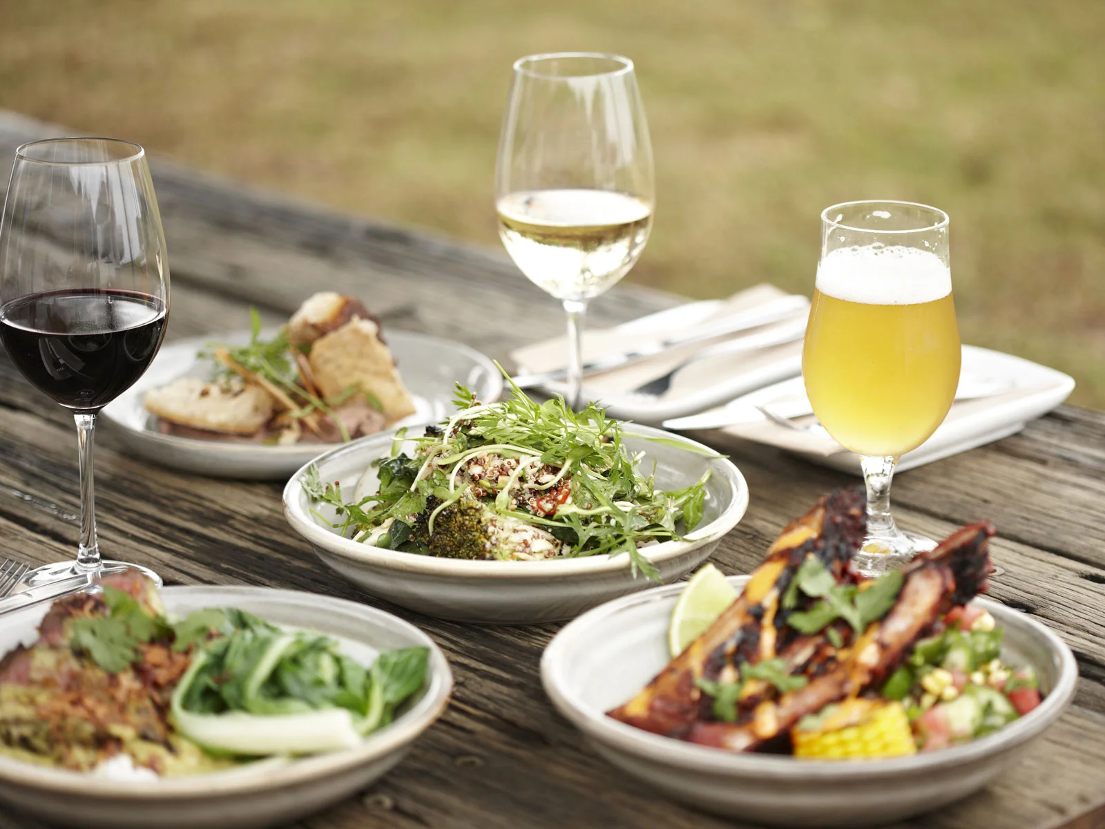 Lunch at Three Blue Ducks Cafe