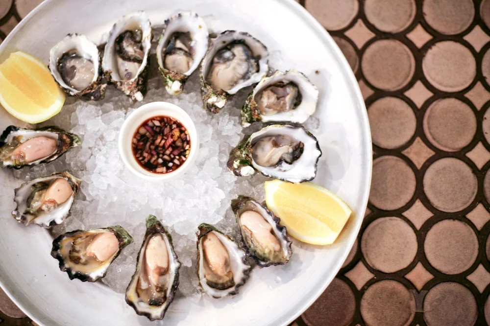 Fresh Australian oysters