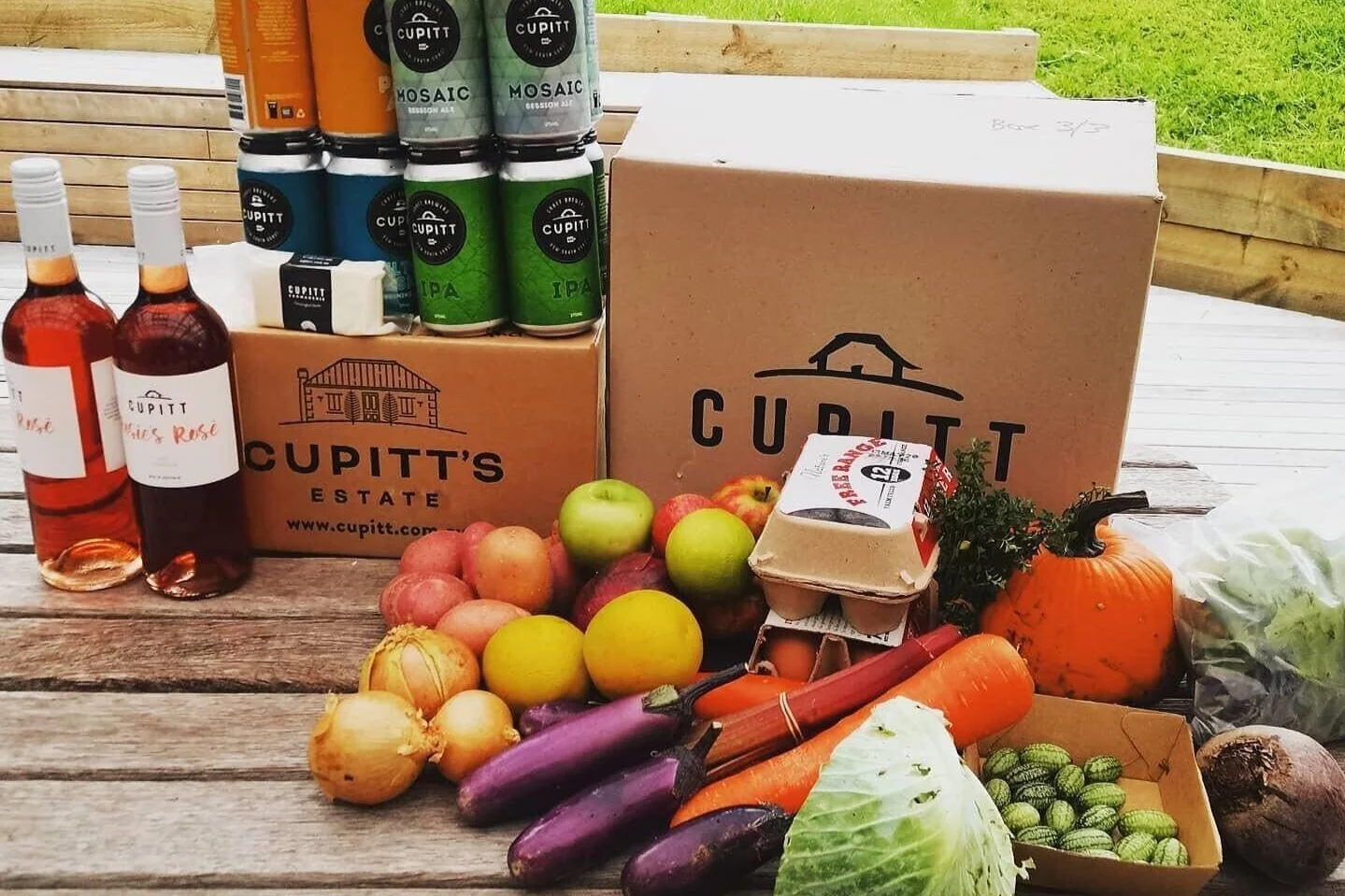 Cupitt's Winery Produce Boxes