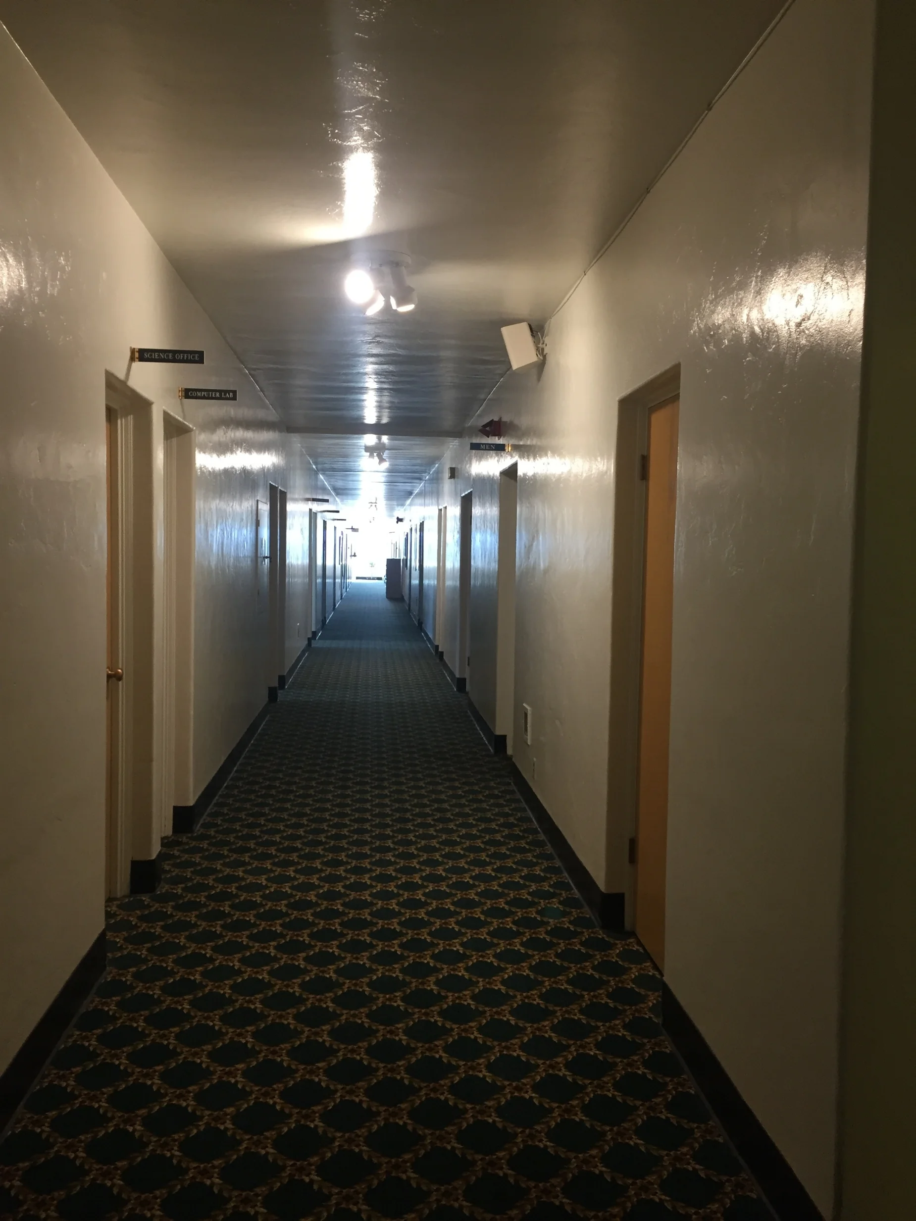 BEFORE - ADMINISTRATIVE HALLWAY