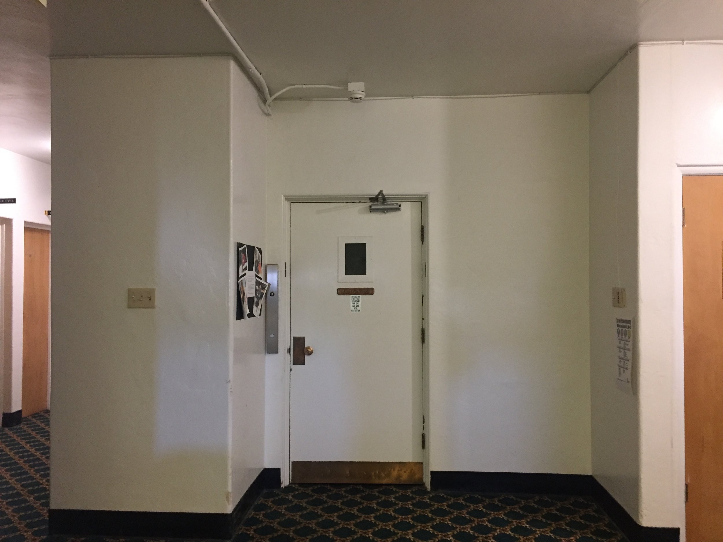 BEFORE - 4TH FLOOR ELEVATOR 