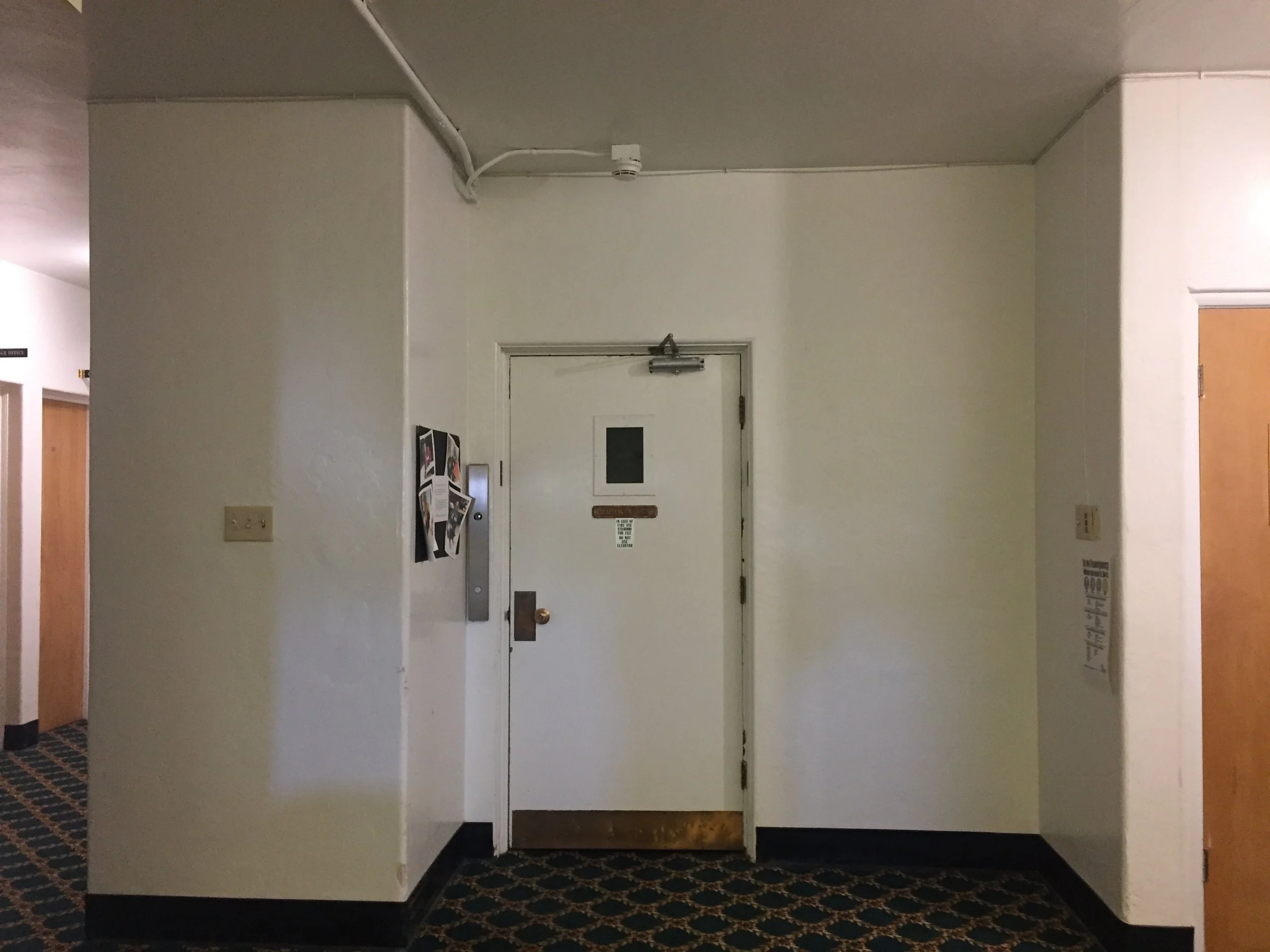 BEFORE - 4TH FLOOR ELEVATOR