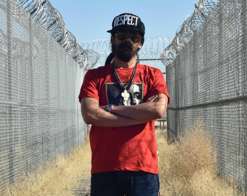 Photo: B+ Damian Marley on Sept. 26, 2016 at the former Claremont Custody Center in Coalinga, CA, which is being converted into a cannabis grow facility.