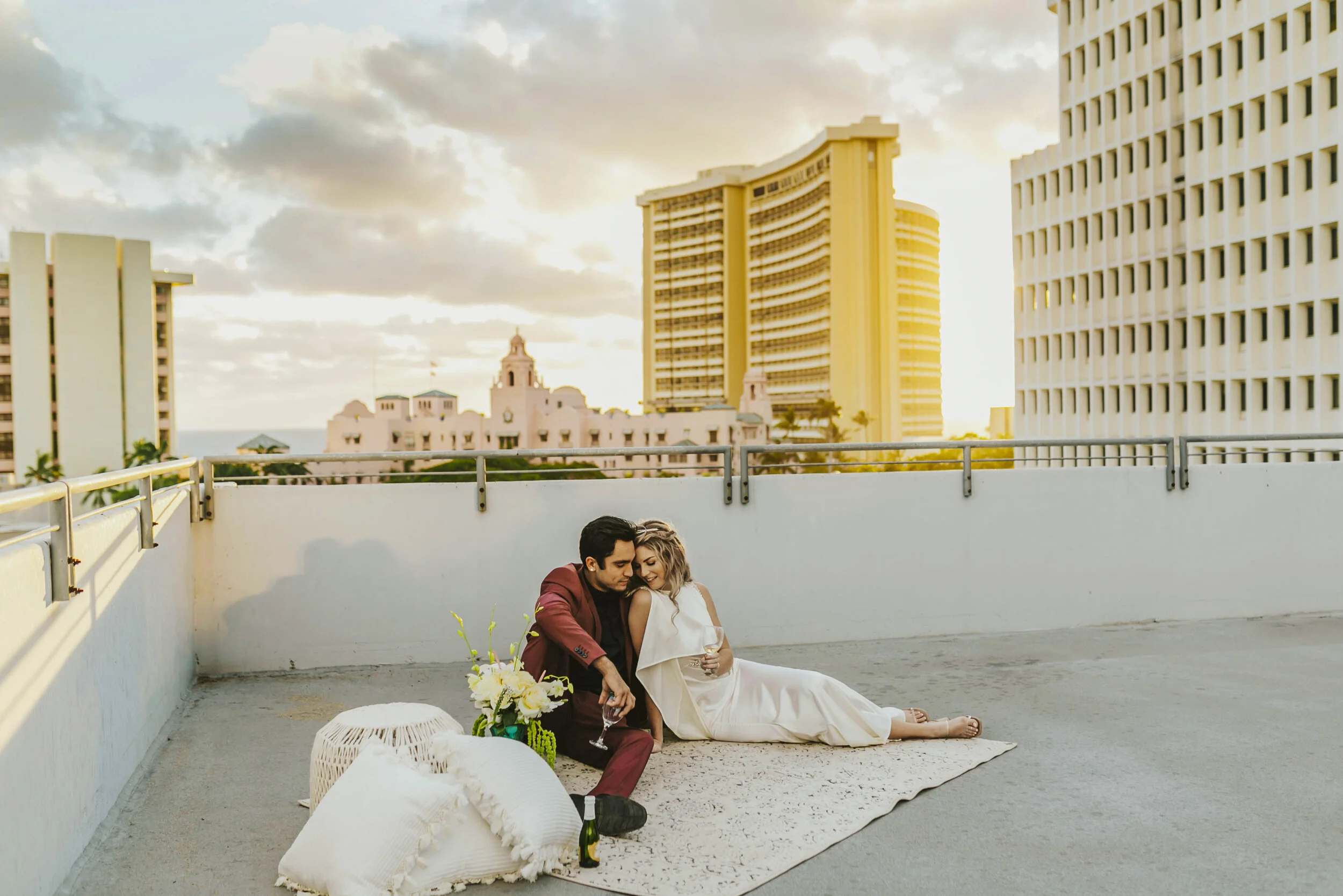 City Wedding - Waikiki, Oahu, Hawai'i