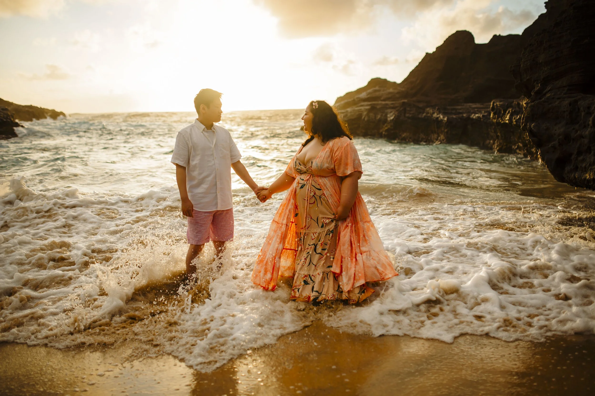 Eternity Beach - Oahu, Hawai'i Couple's Beach Session