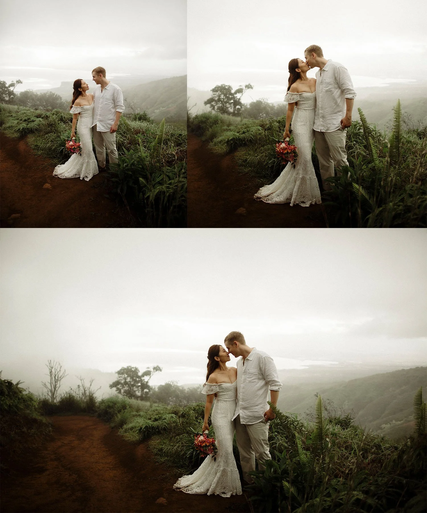 Maui Mountain Top Elopement and Sunrise Beach Ceremony