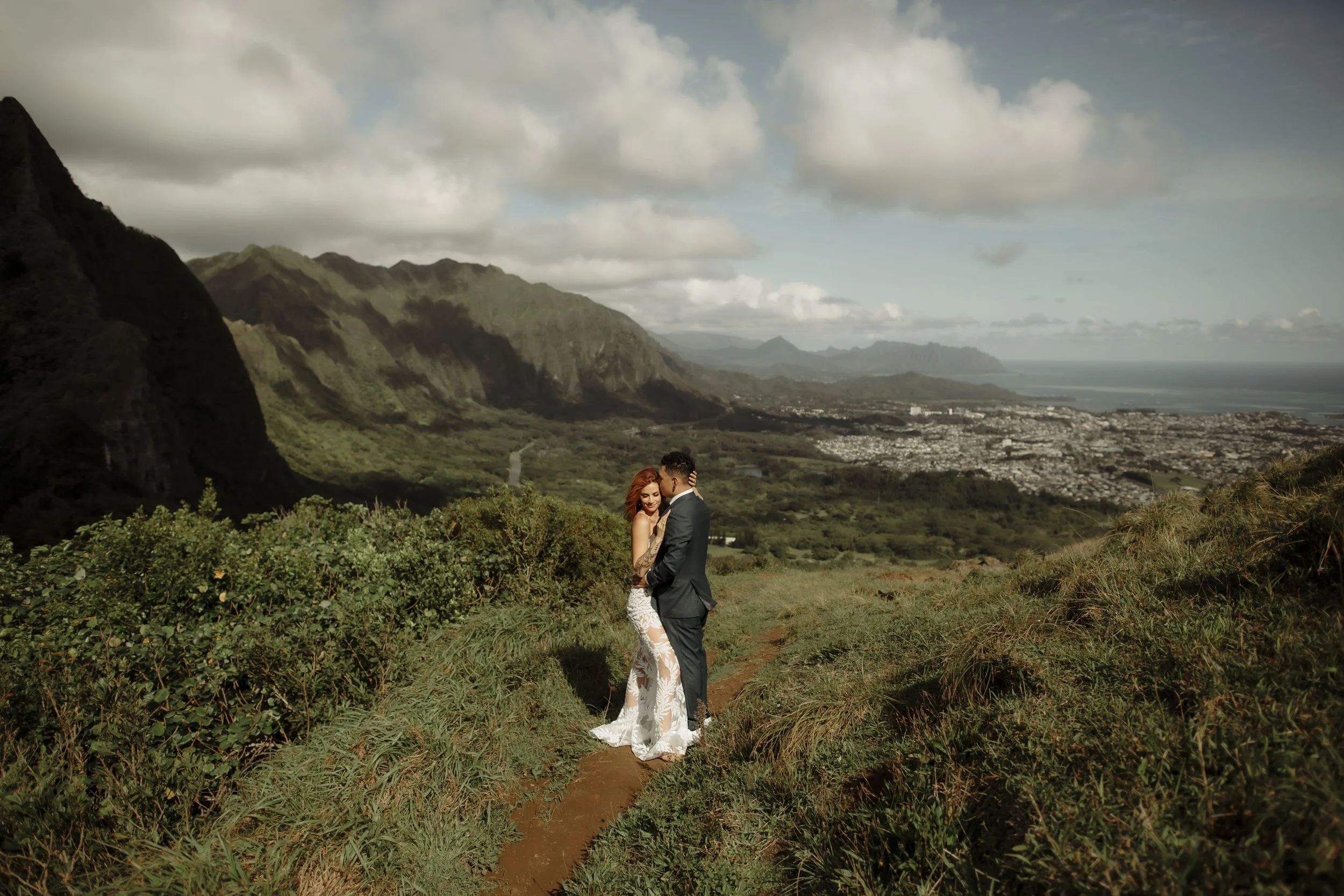Laura + Diego - Mountain Top Wedding Portraits and Underwater Trash the Dress