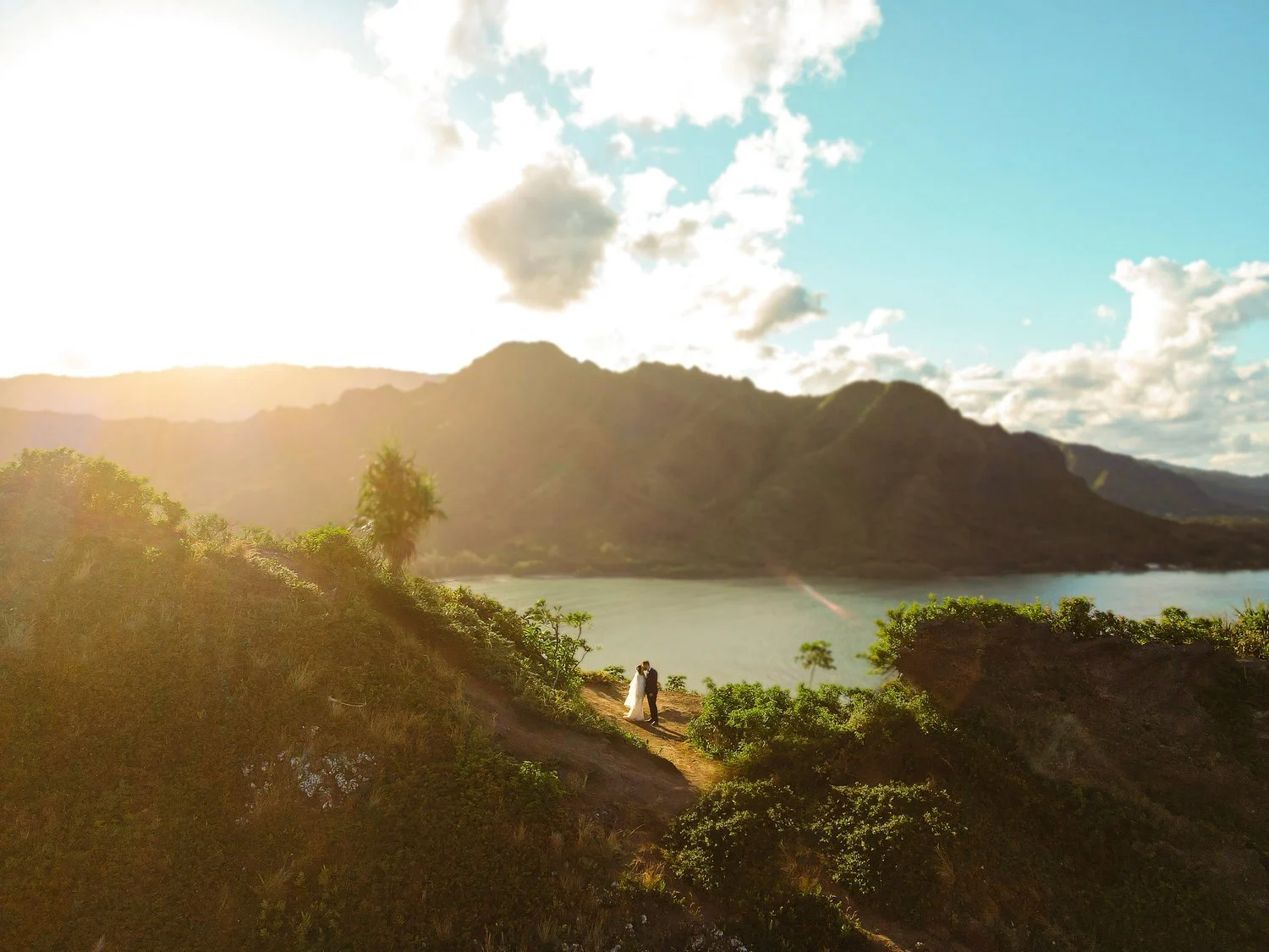 Christina + Kevin - Epic Mountain Top Elopement in Hawai'i