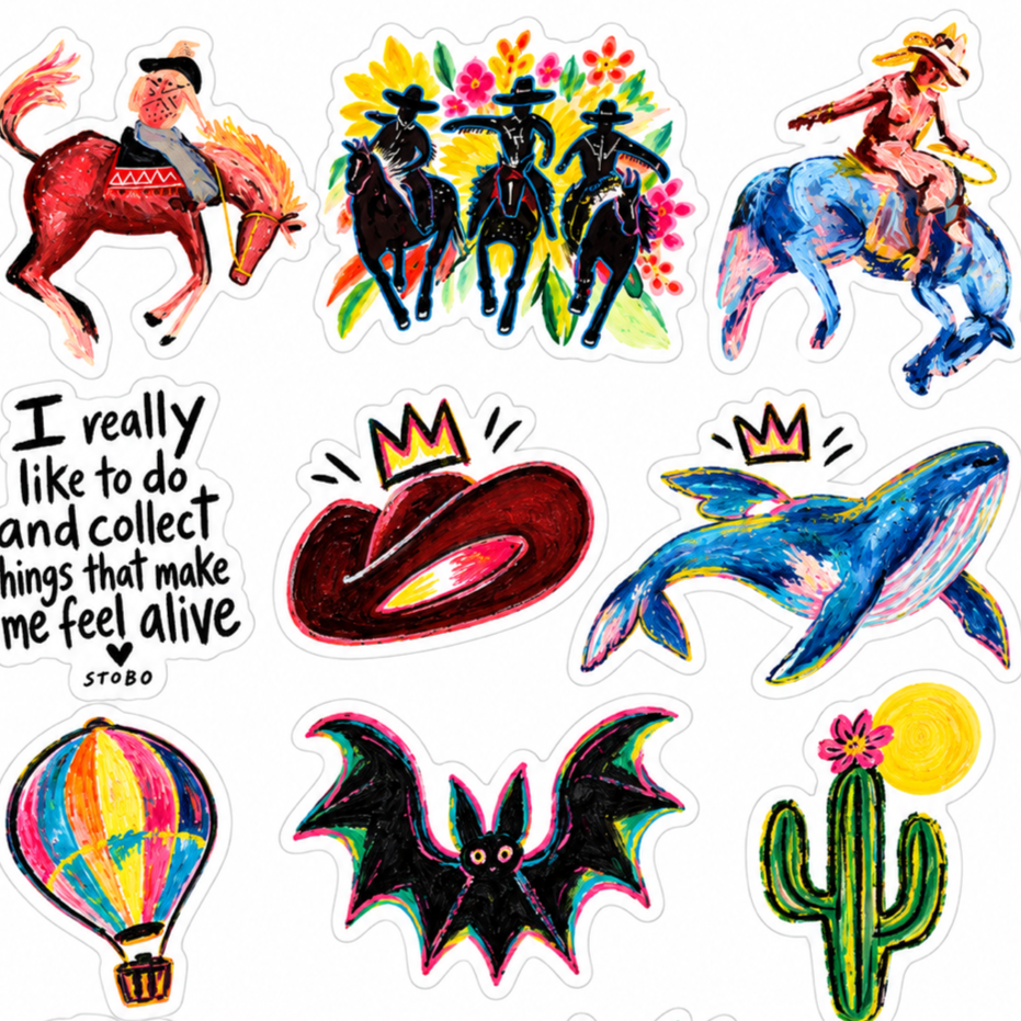 Art Snack by Mandy Stobo - art sticker