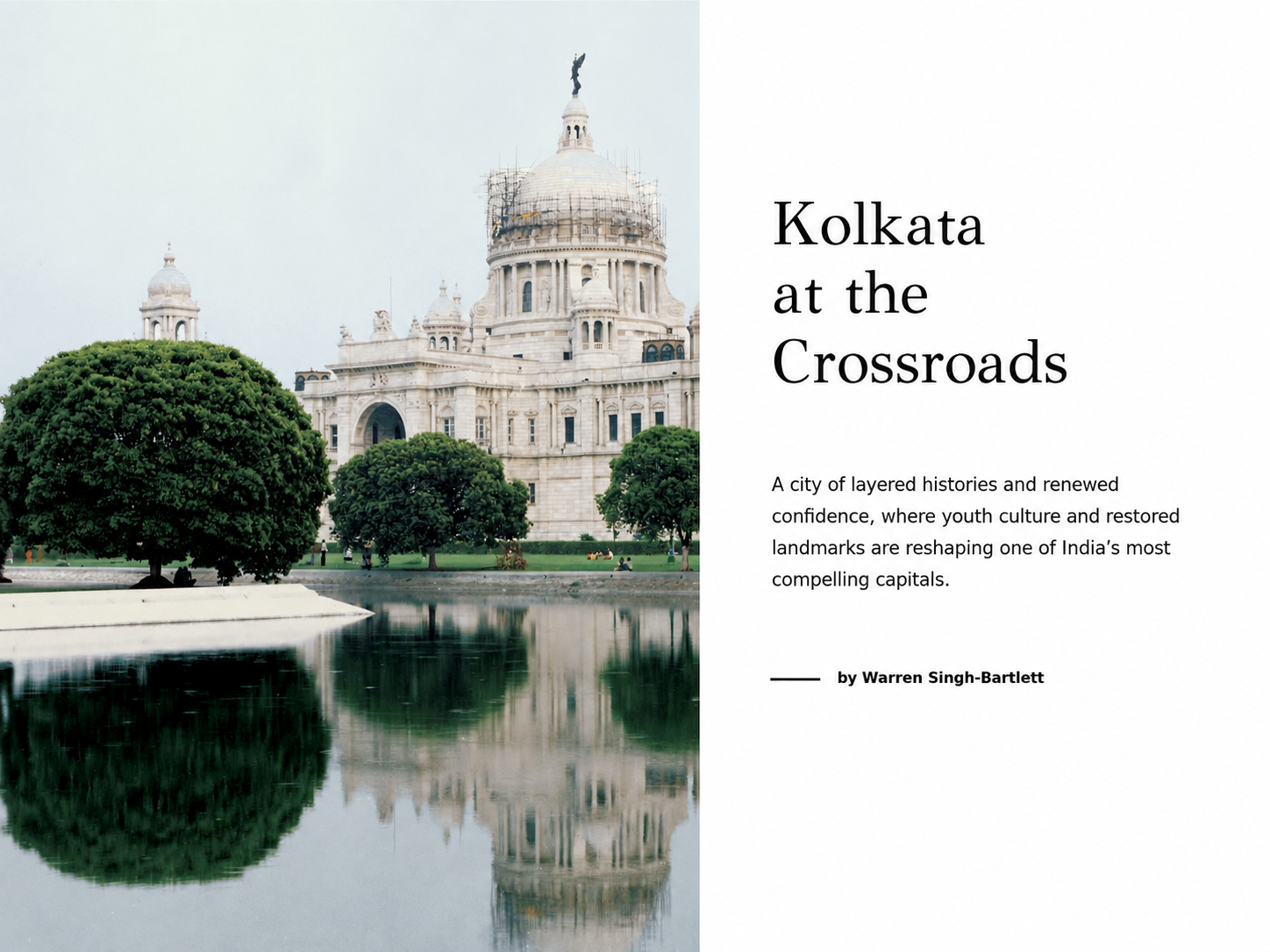 Kolkata at the Crossroads