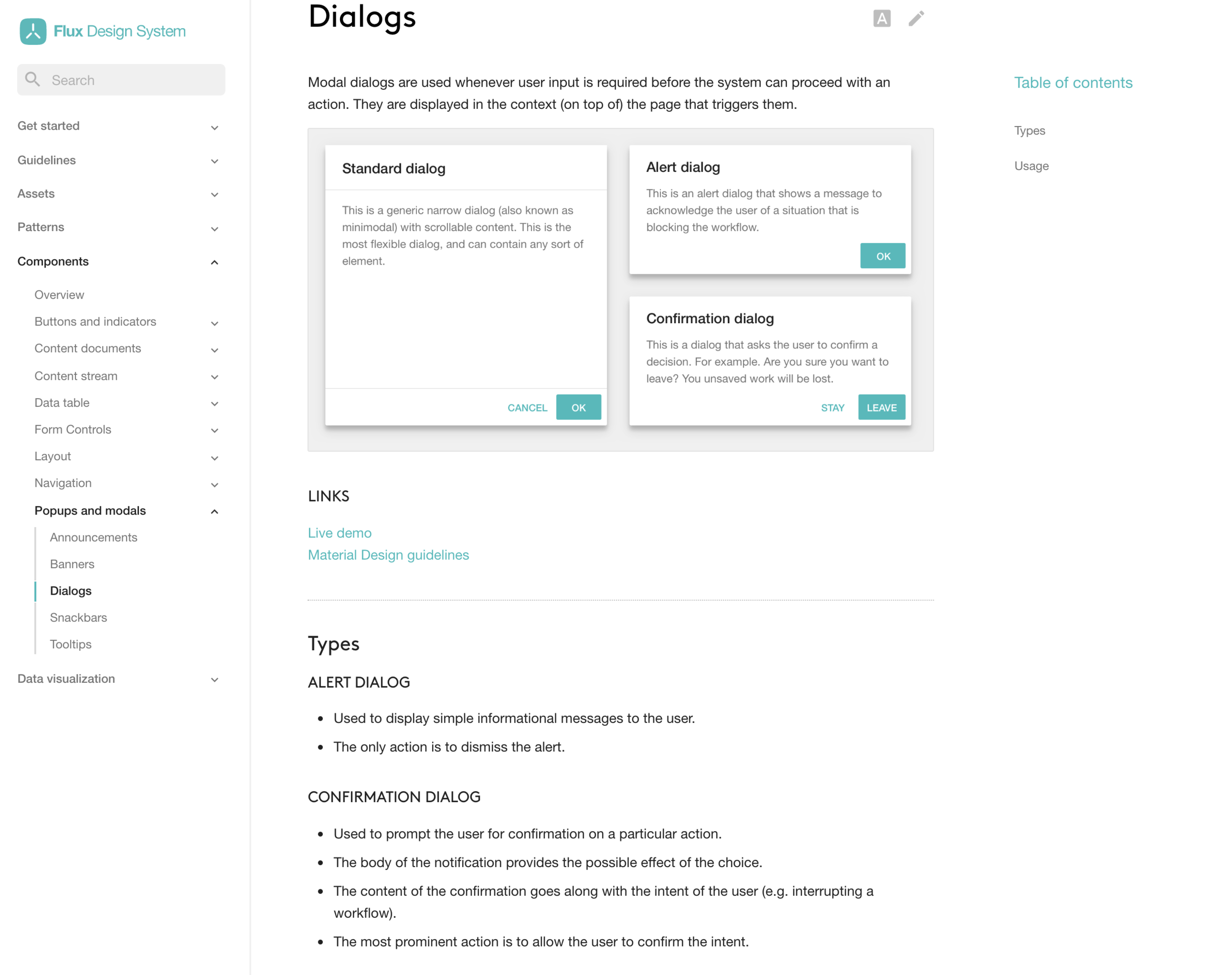 DIALOGS