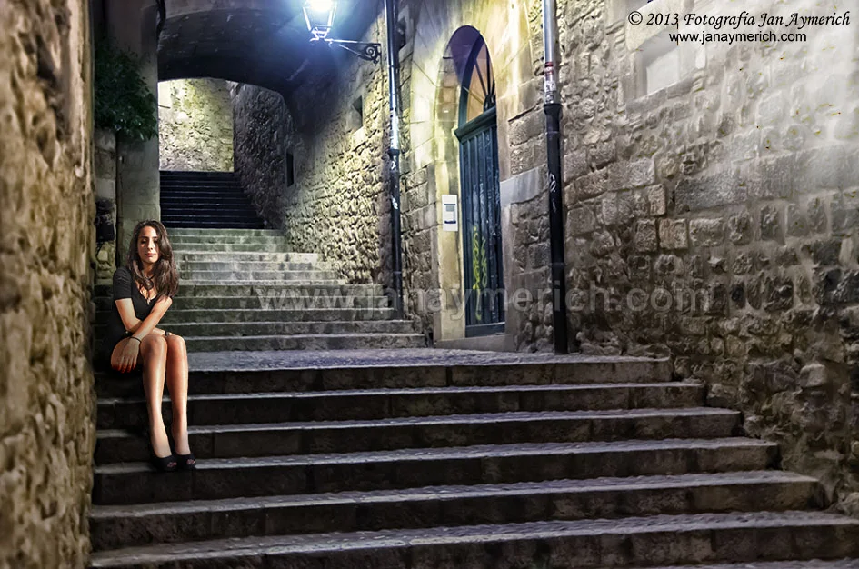 Waiting in the old Jewish neighborhood