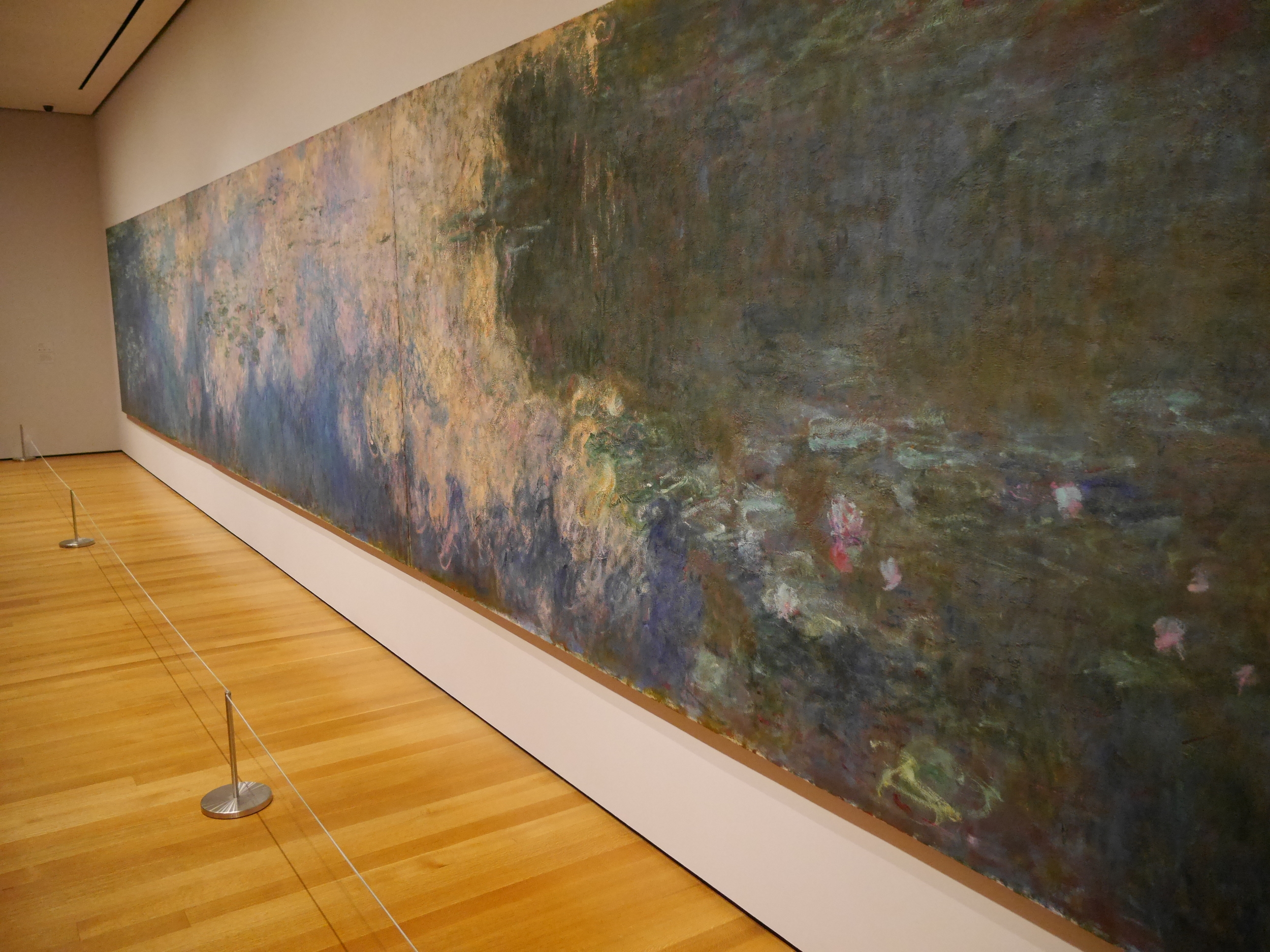  An absolutely massive Monet. Had to grab a picture to try to give a sense of the scale. 