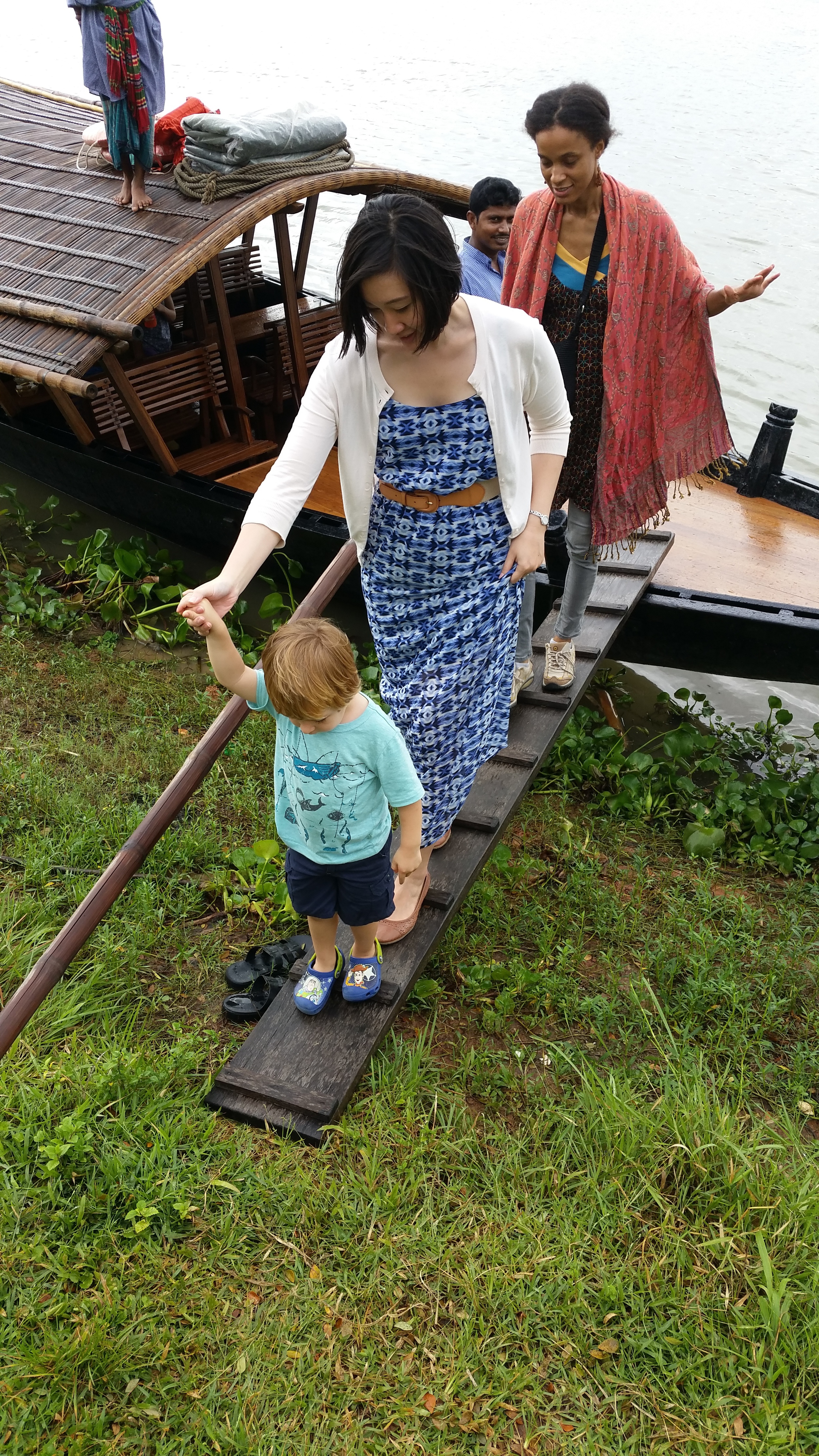 Disembarking!