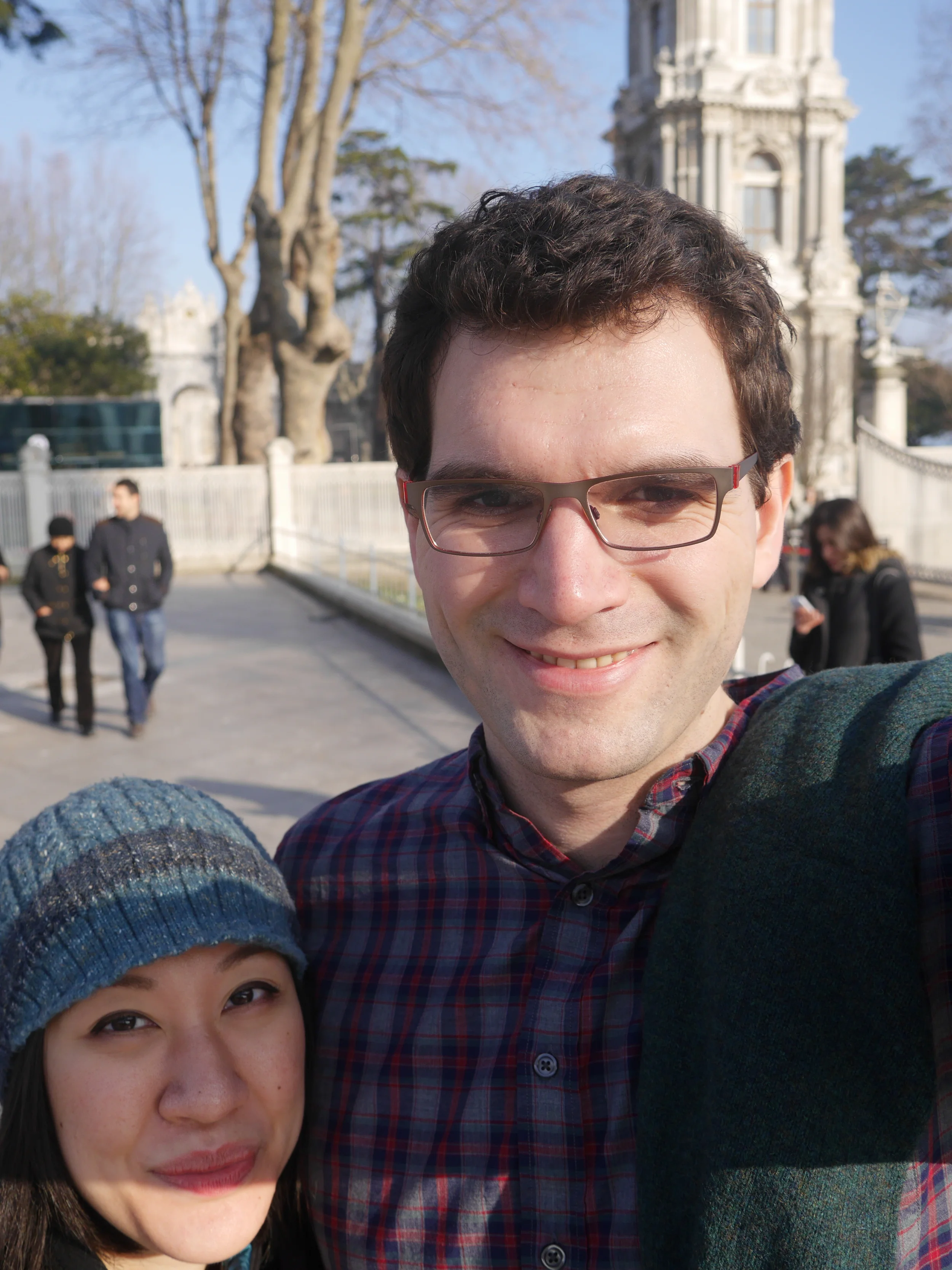  Selfie time! With my arm's shadow eclipsing Grace's face. I hope to live in a time when a woman must no longer stand in her husband's shadow. 
