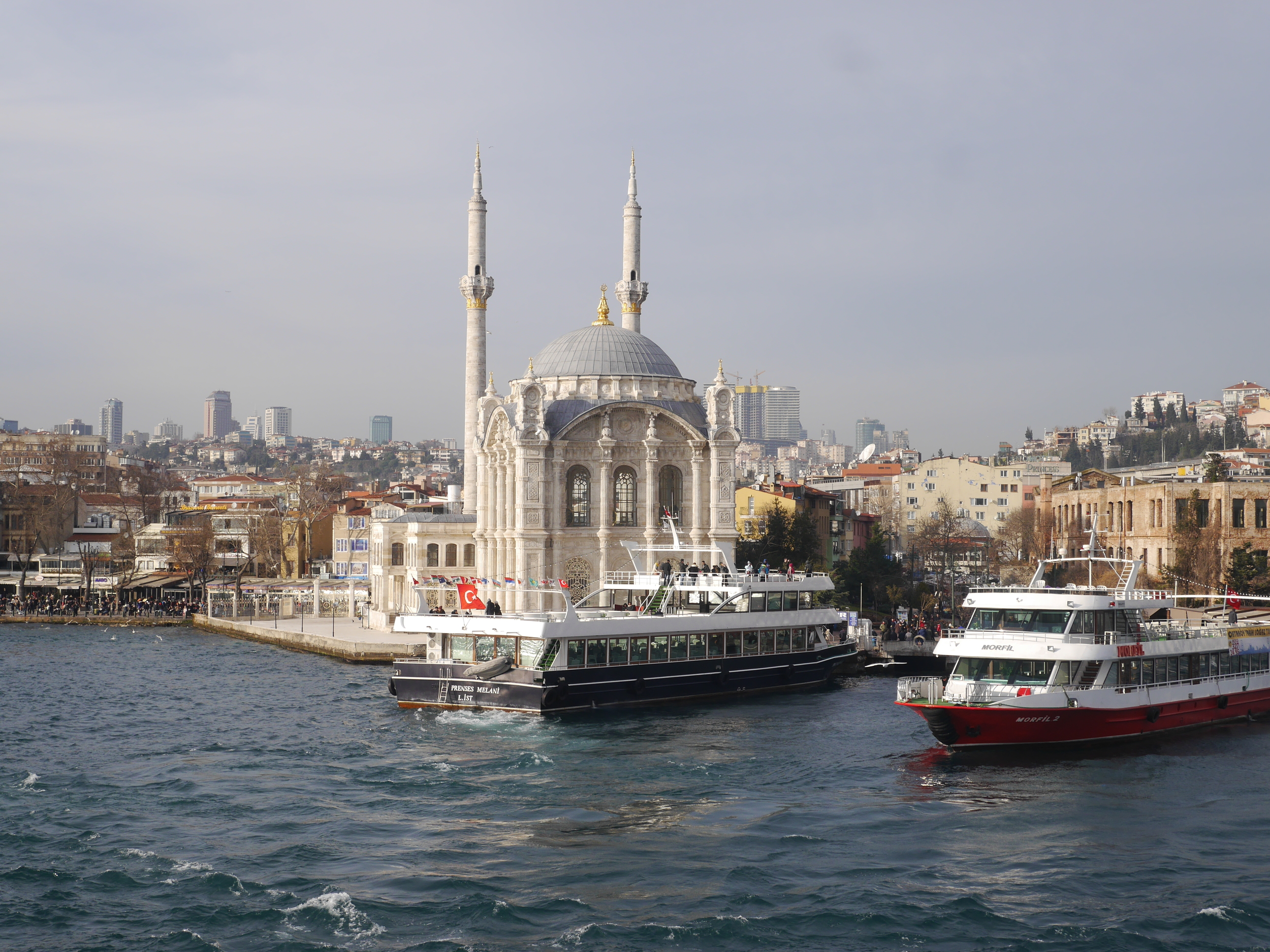  Another view of the Ortakoy Mosque. 