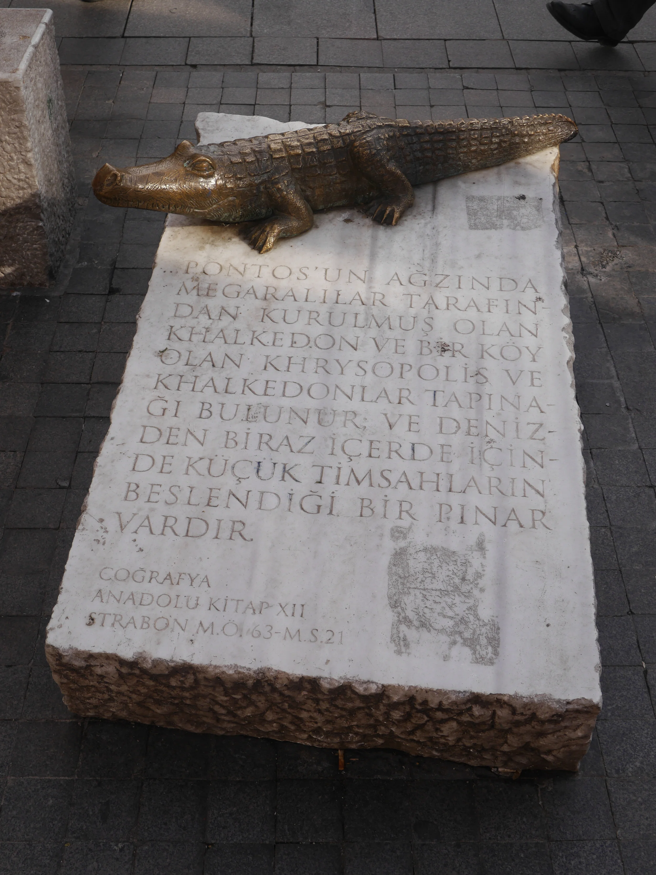  An alligator (or crocodile - I should really know the diference) of, I imagine, some significance. 
