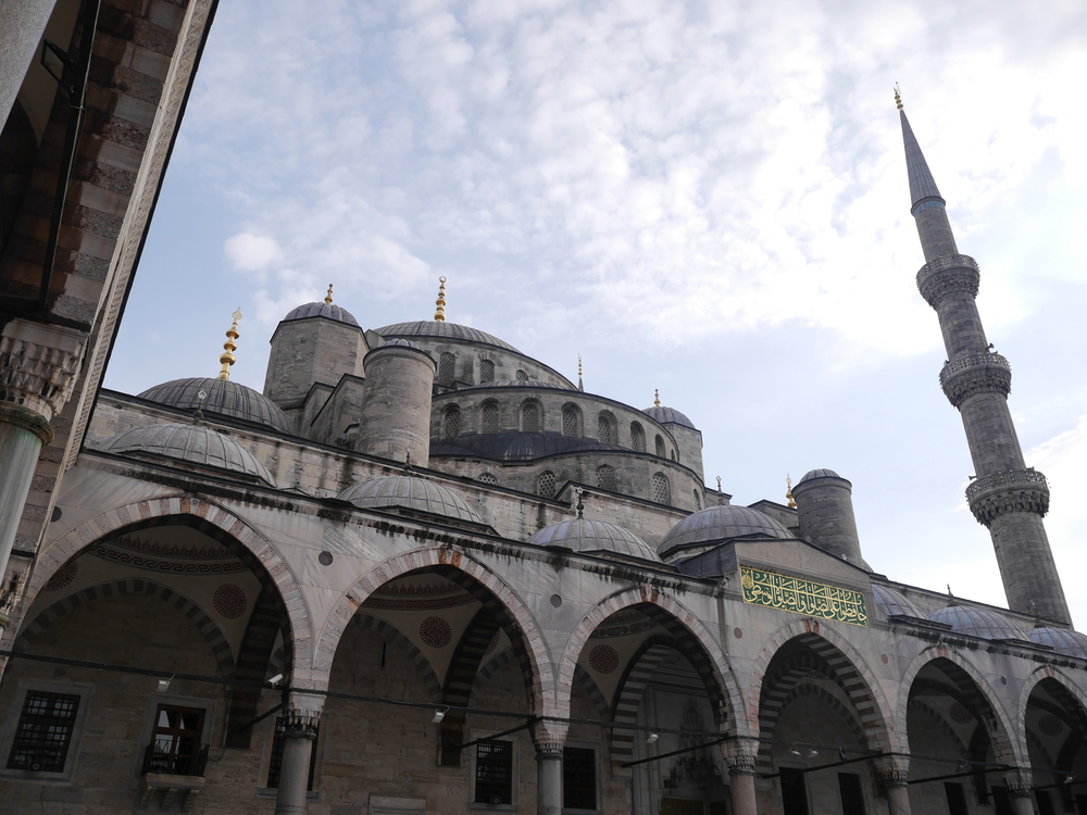  Another view of the Blue Mosque. 
