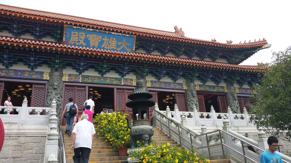  The monastery up close. A lot more colorful than the Chi Lin Nunnery! 