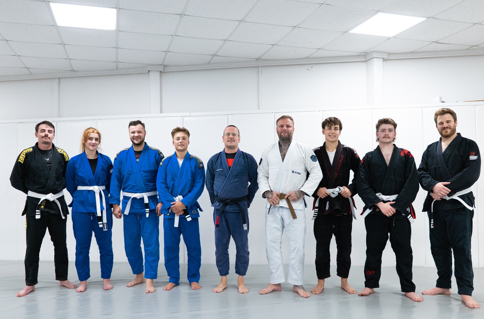 🥋 Level Up for the White Belts! 🥋

Great work from everyone earning new tabs on their belts this week &mdash; proof that consistency and effort on the mats always pay off.

Our Beginners BJJ class is all about building those foundations, and it&rsq