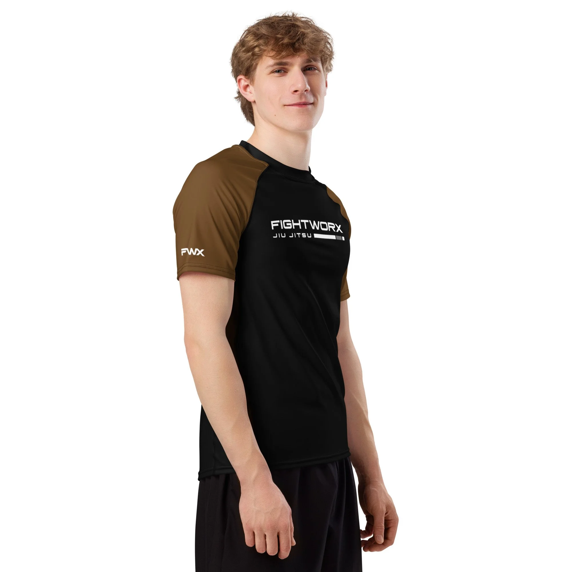 FWX - Ranked Rash Guard Brown