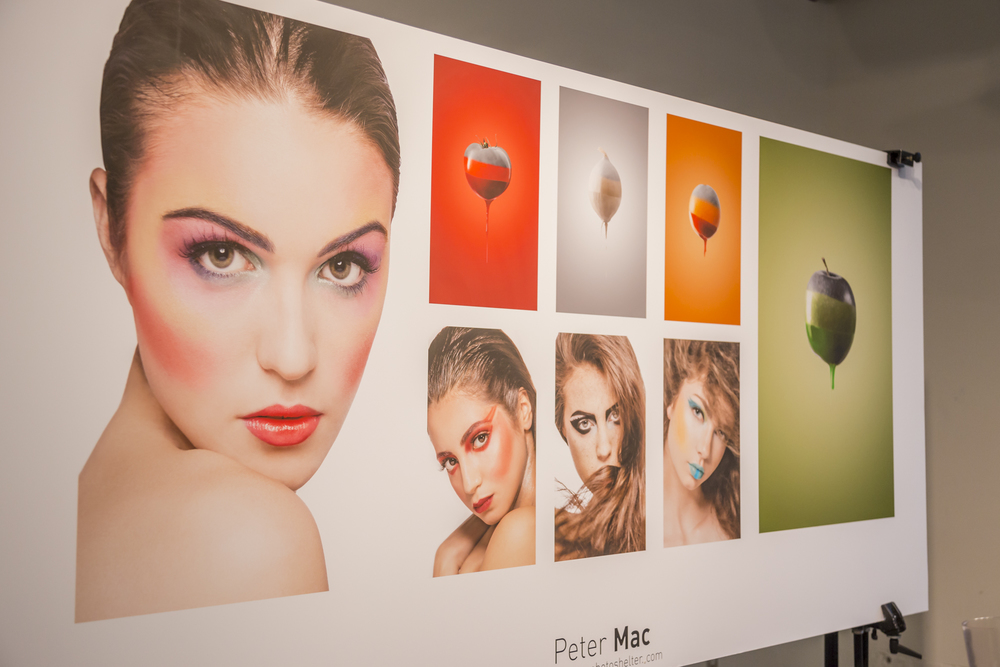 My rainbow makeup work in Peter Mac's portfolio