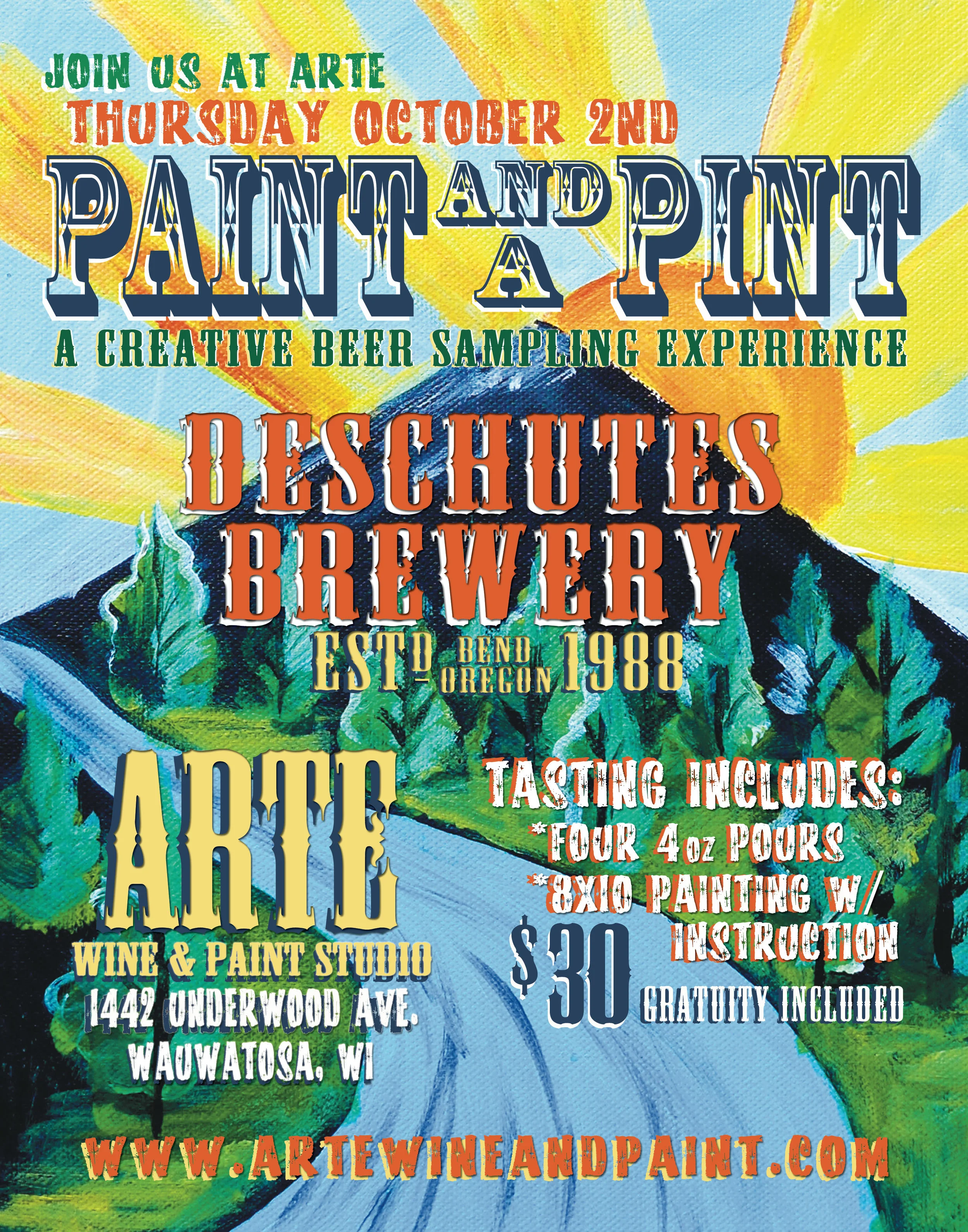 Paint and a Pint - A Creative Beer Tasting Event