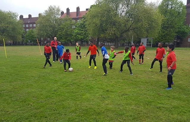 Under 10's training on  Saturday morning 22.04.17