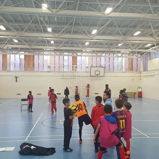 Under 10's at training 28.04.17