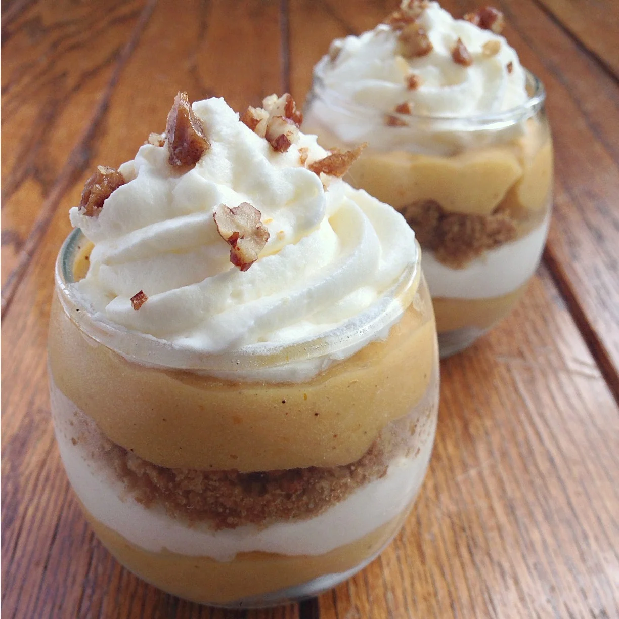Mini Pumpkin Ginger Snap Trifles