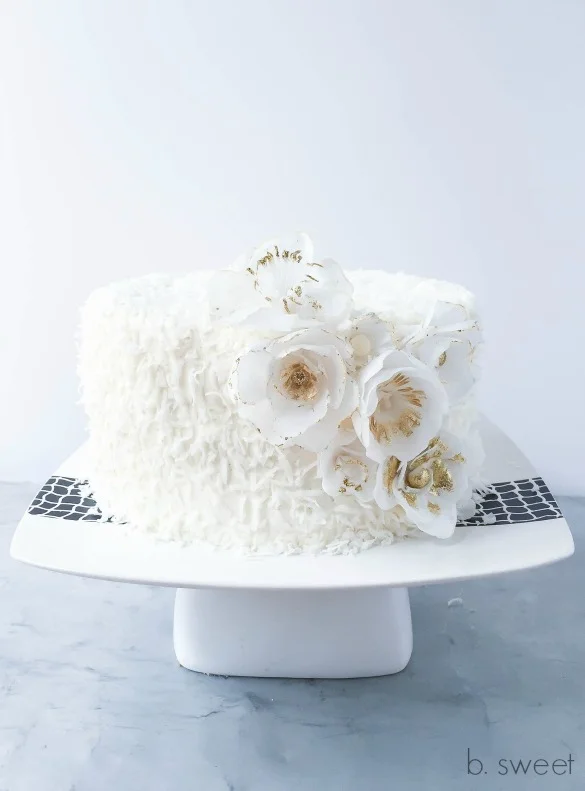 Coconut Sour Cream Cake