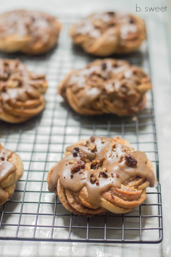 Peanut Butter Mousse in Tuile Cookie Spoons - Sprinkle Bakes