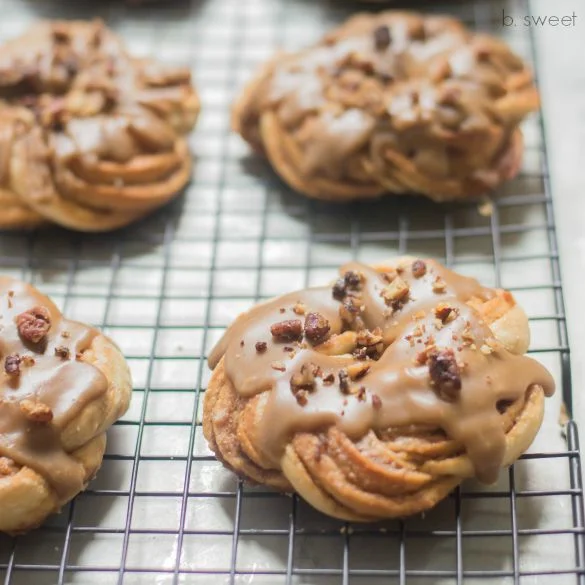 Caramel Apple Cinnamon Braids