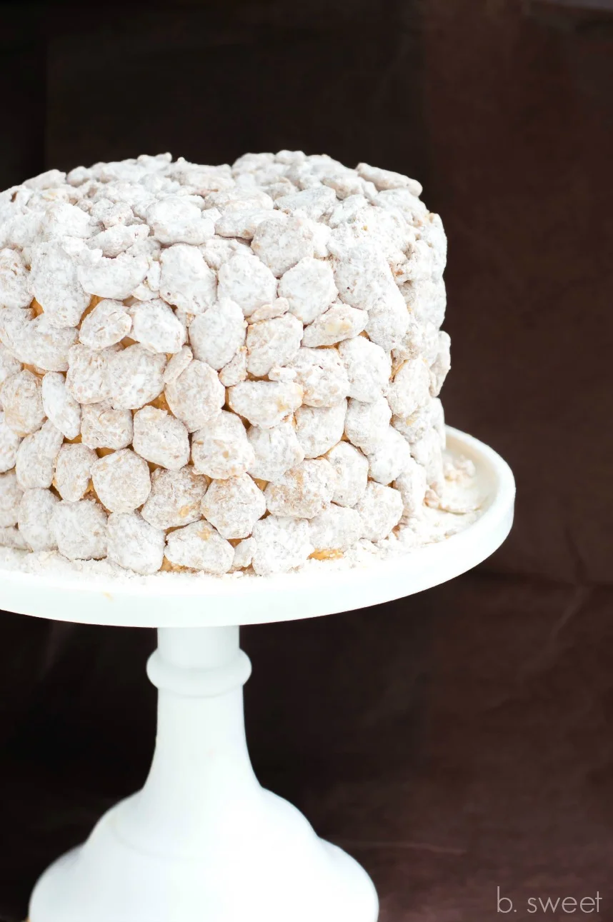 Puppy Chow "Christmas Crack" Cake