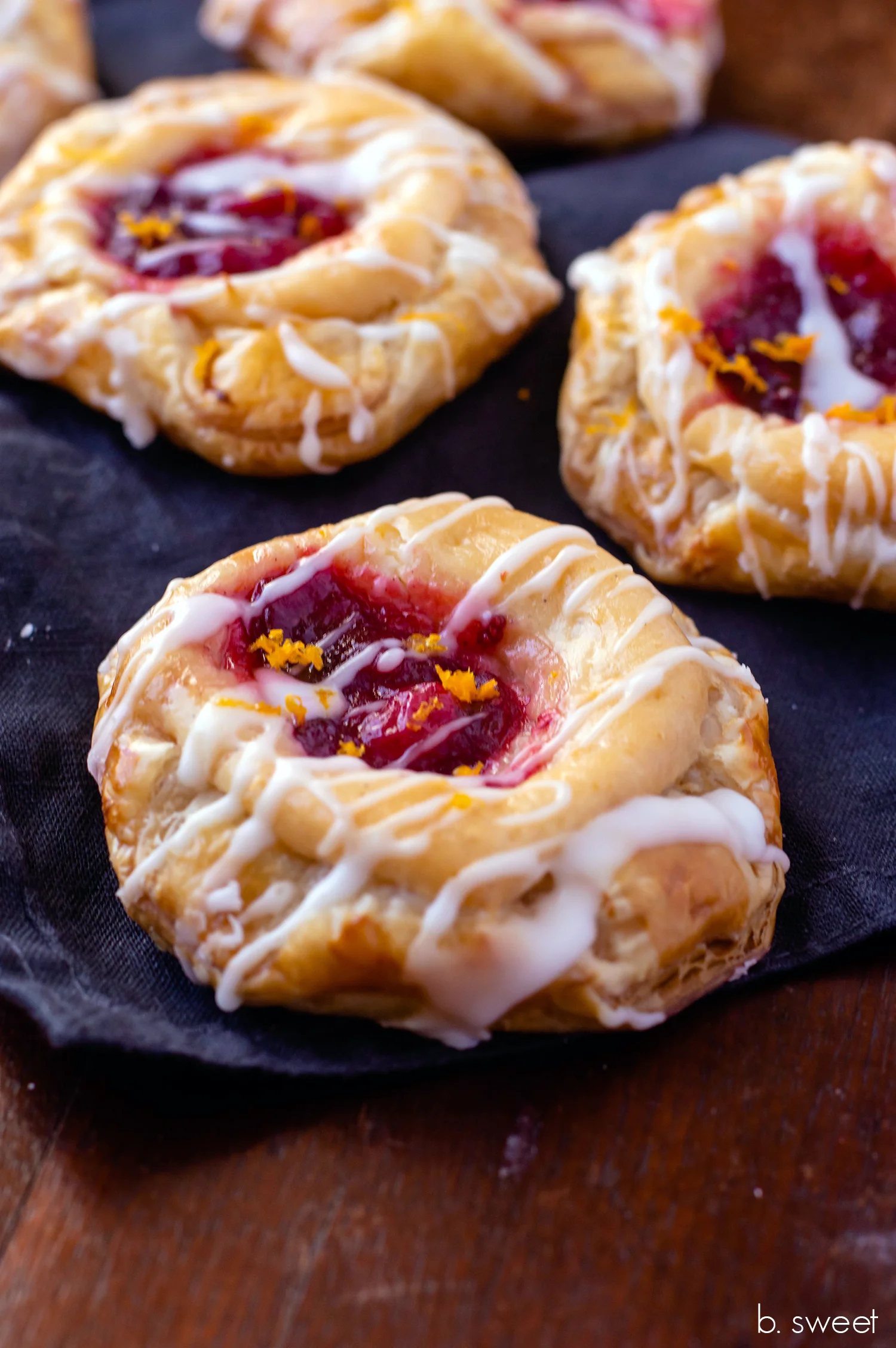 Honey Orange Cranberry Cream Cheese Danish B Sweet