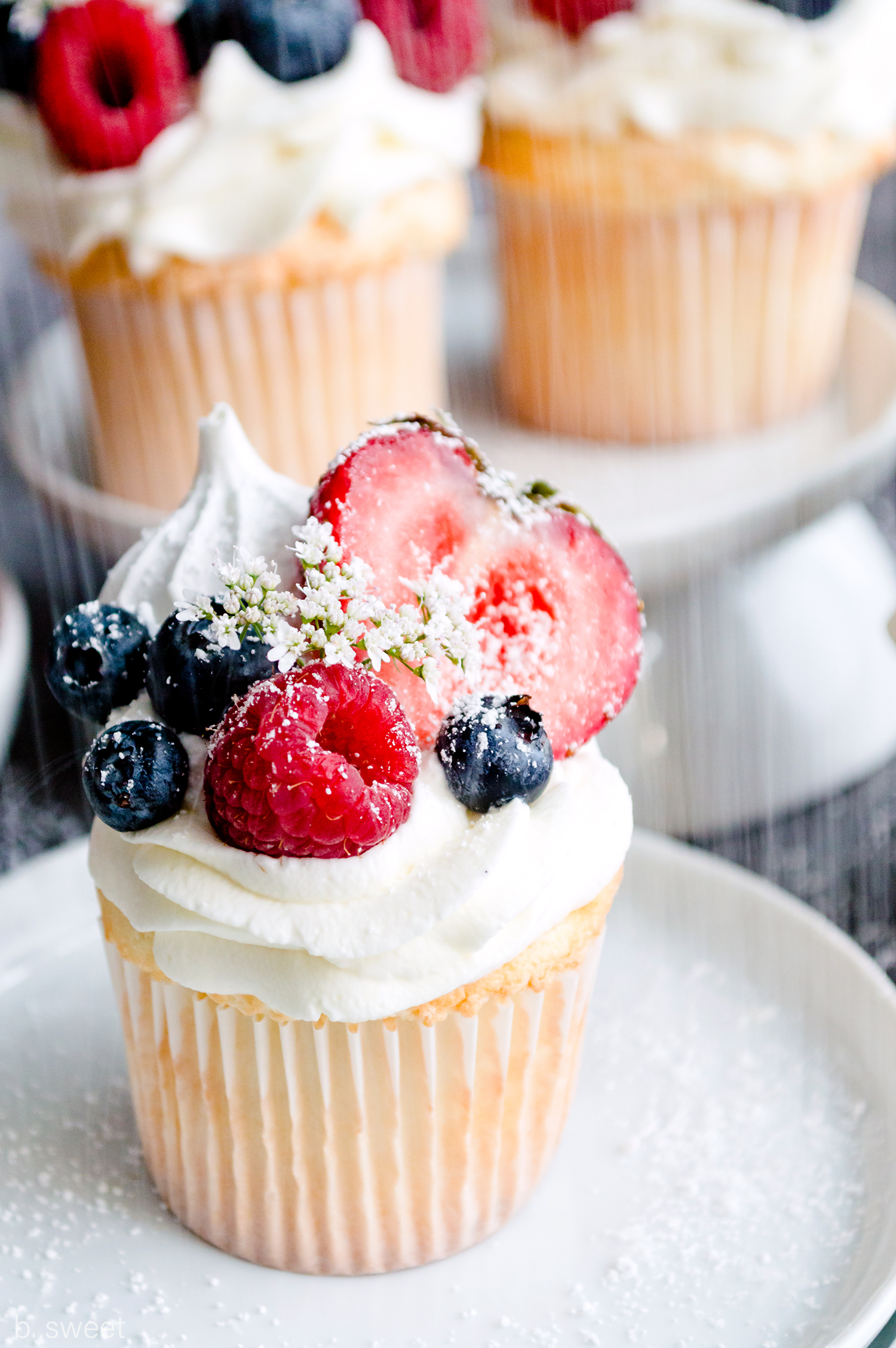 Angel Food Cupcakes — b. sweet