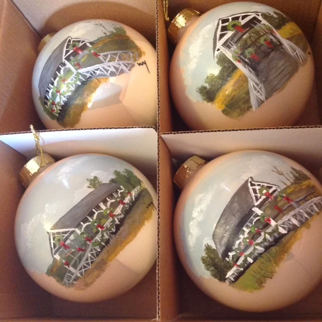 Covered Bridge Ornaments