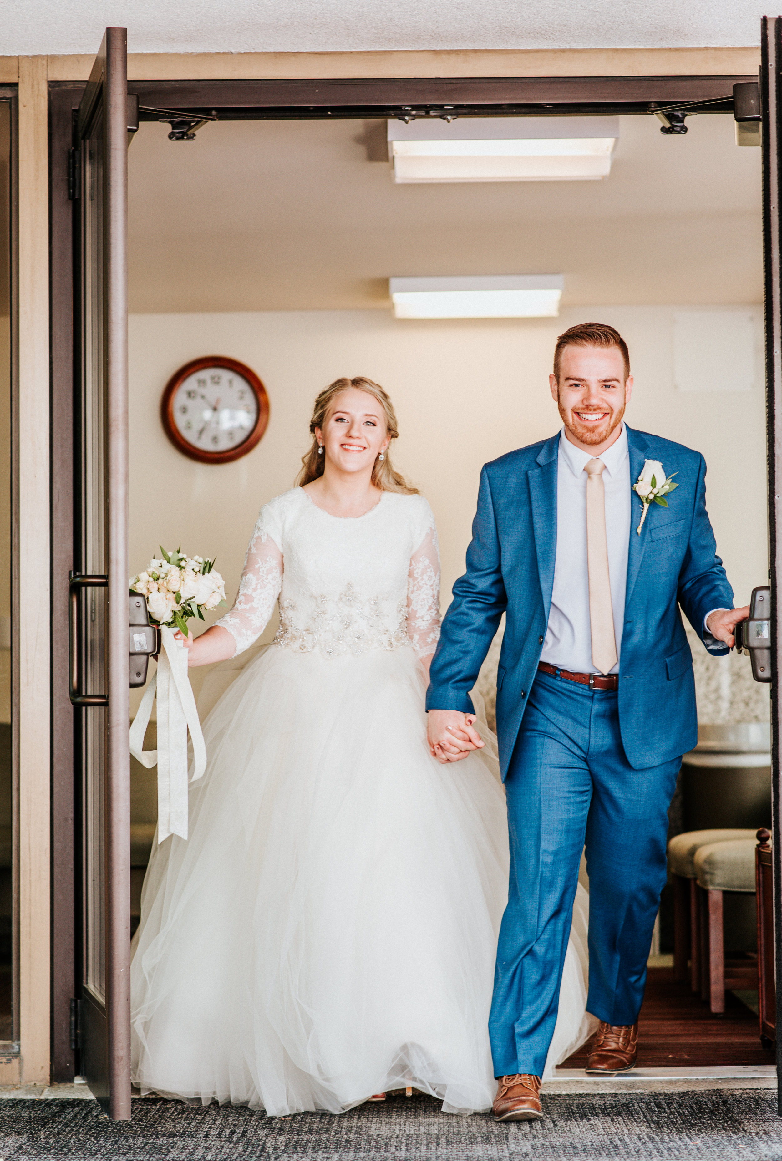 Landon &amp; Katelyn Wedding Day | Salt Lake LDS Temple Wedding | Station Park Fountain View Events