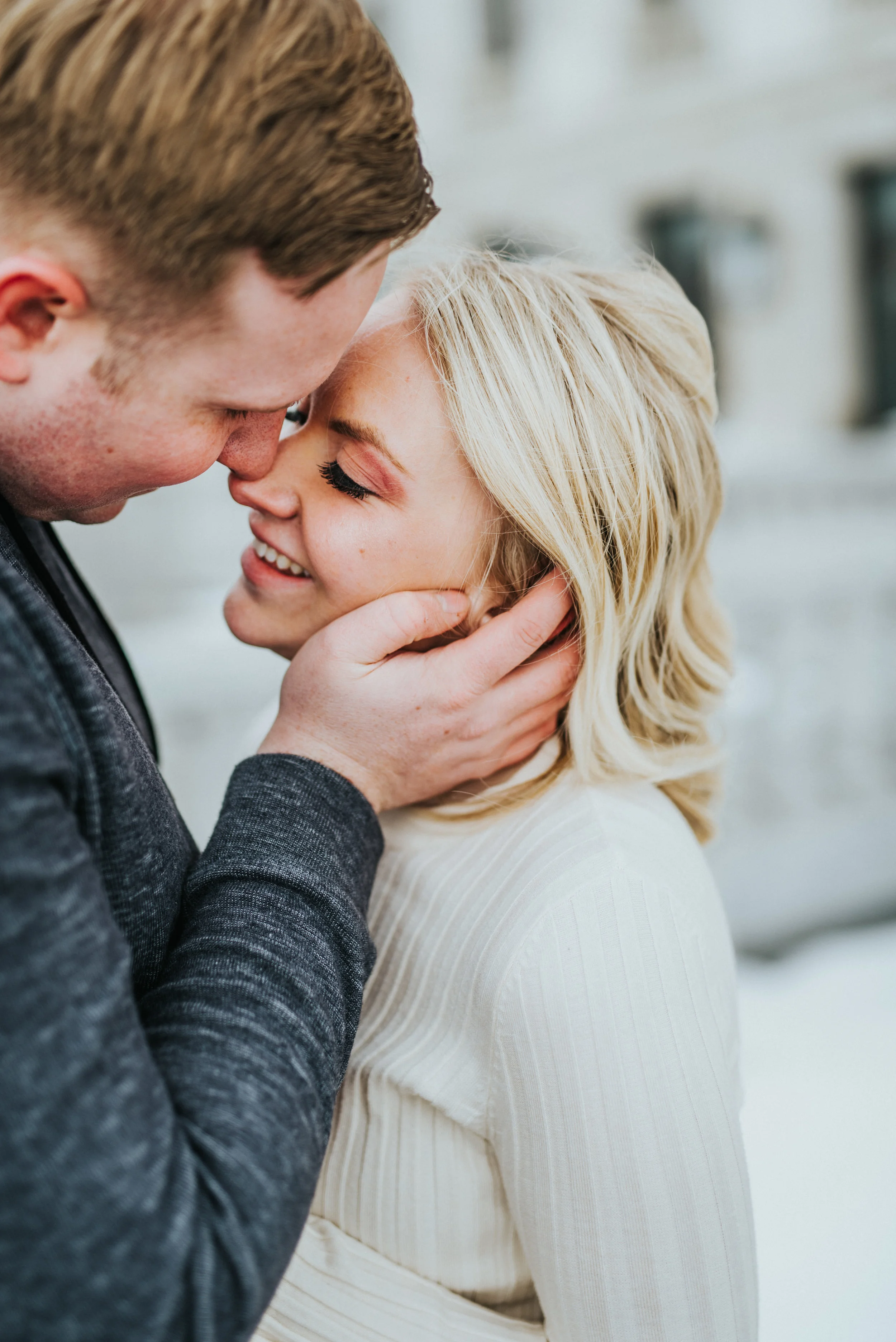 Robbie &amp; Courtney Engagement Session | Utah State Capitol Engagement Session | Utah Wedding Photographer