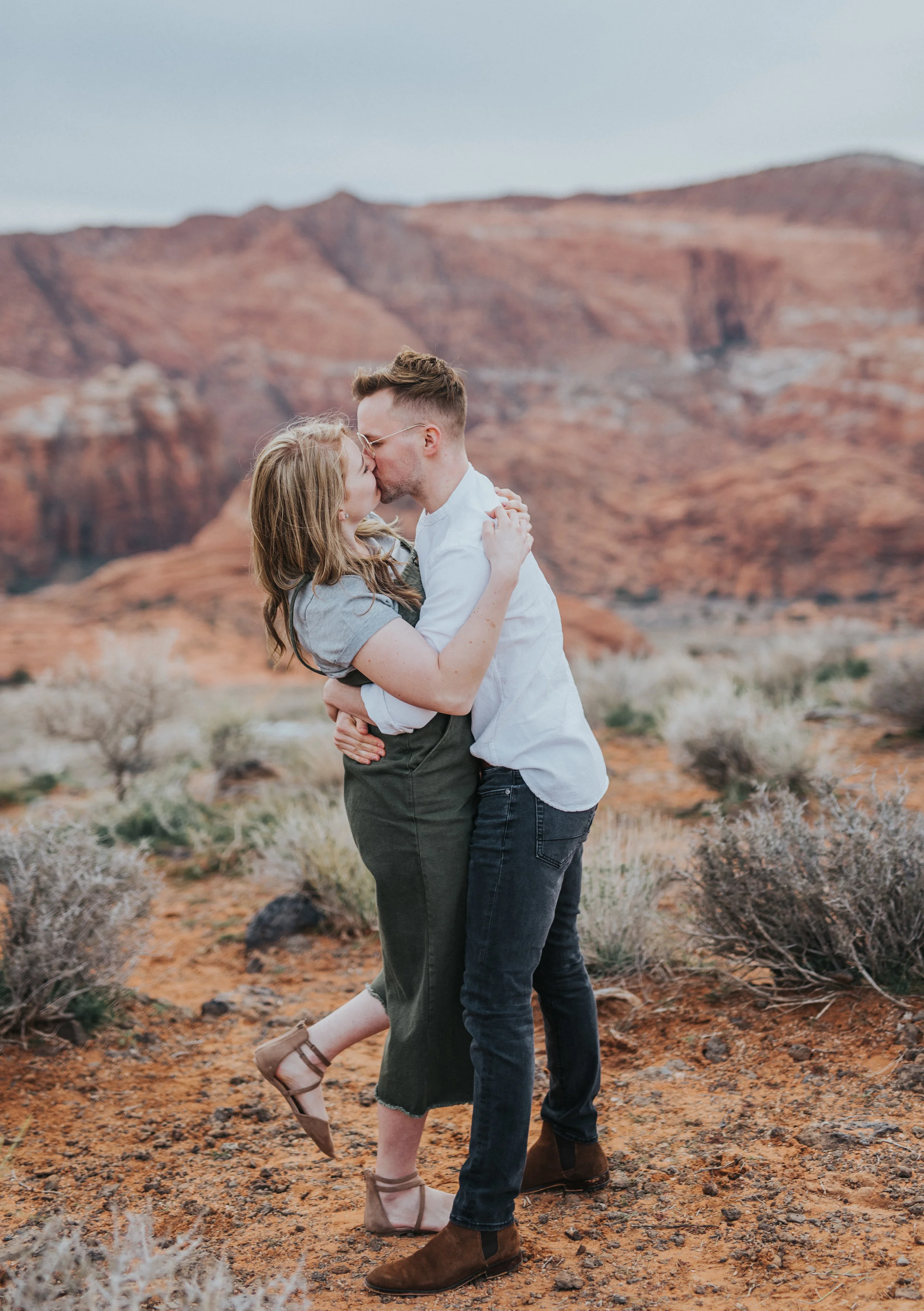 Tyler and Taylor  | Snow Canyon Engagement Session