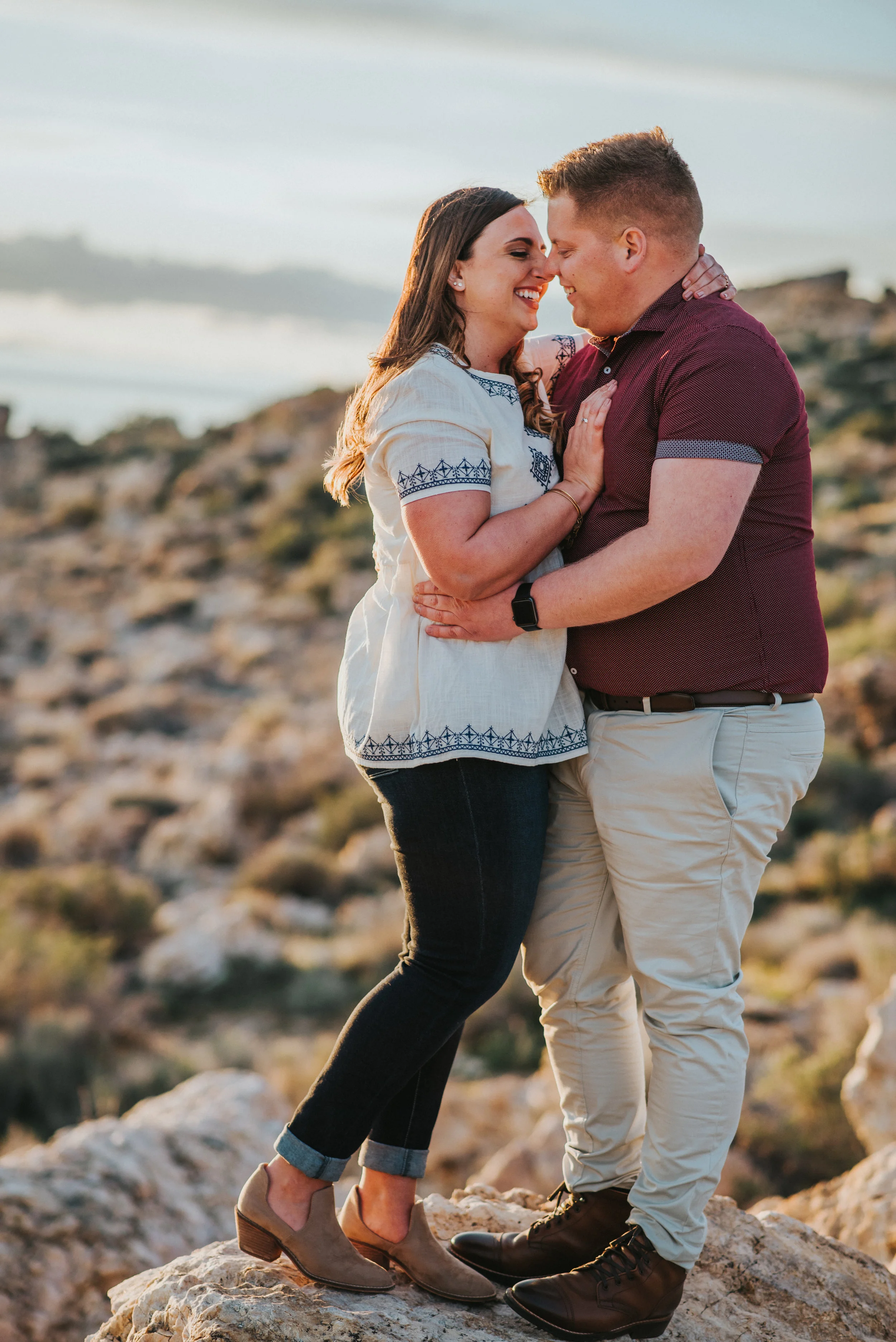  almost kissing pose inspiration romantic couple pose inspiration beautiful couple glowing couple couple engagement session goals professional utah photographer kristi alyse love #engagement #antelopeisland #utah #love #soontobehusbandandwife #couple