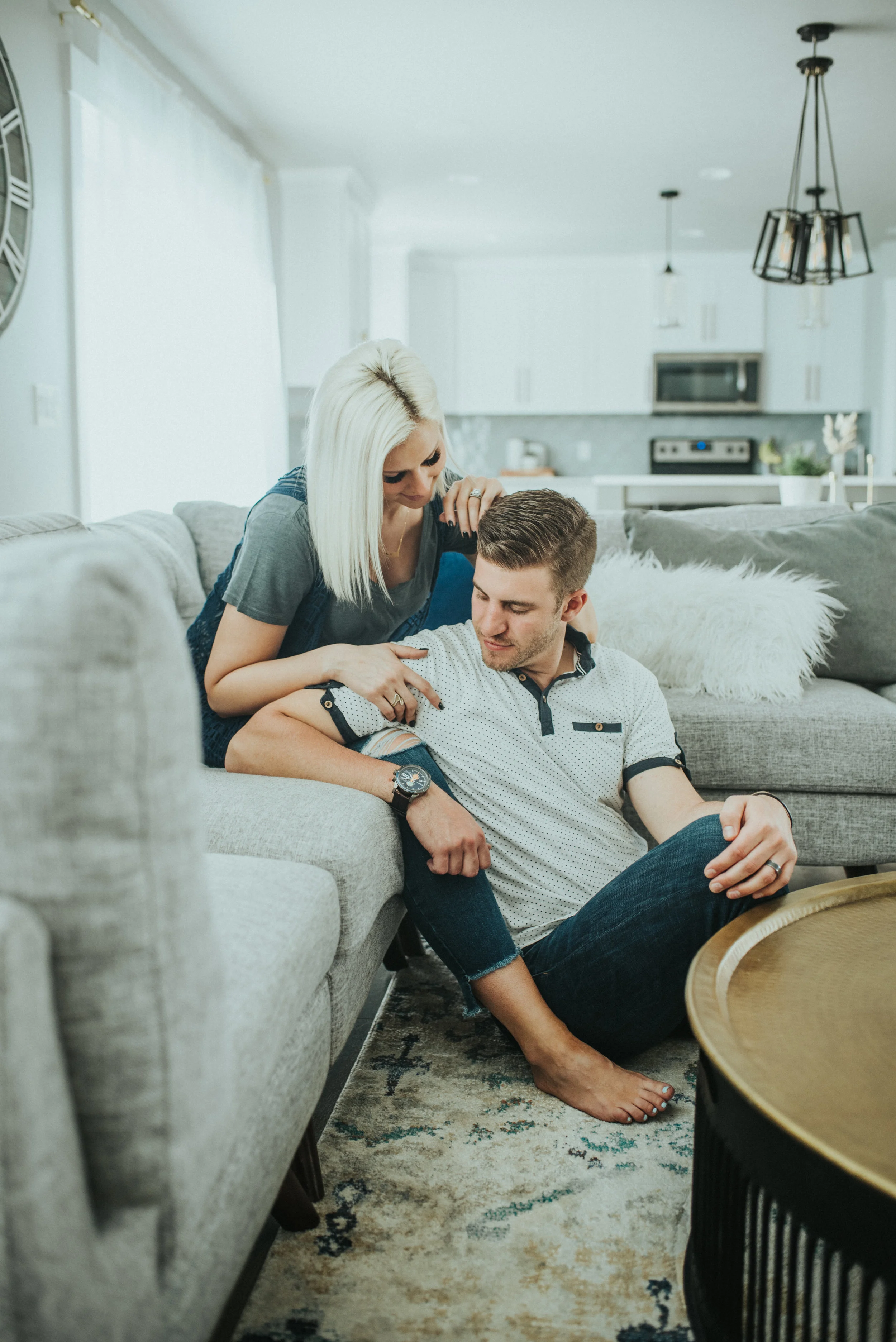  in home family session cute couple intimate photos lifestyle photoshoot cache valley photographer casual photos what to wear to family photos casual outfit inspo future mom and dad expecting baby girl best friends romantic couple #loganutah #cacheva