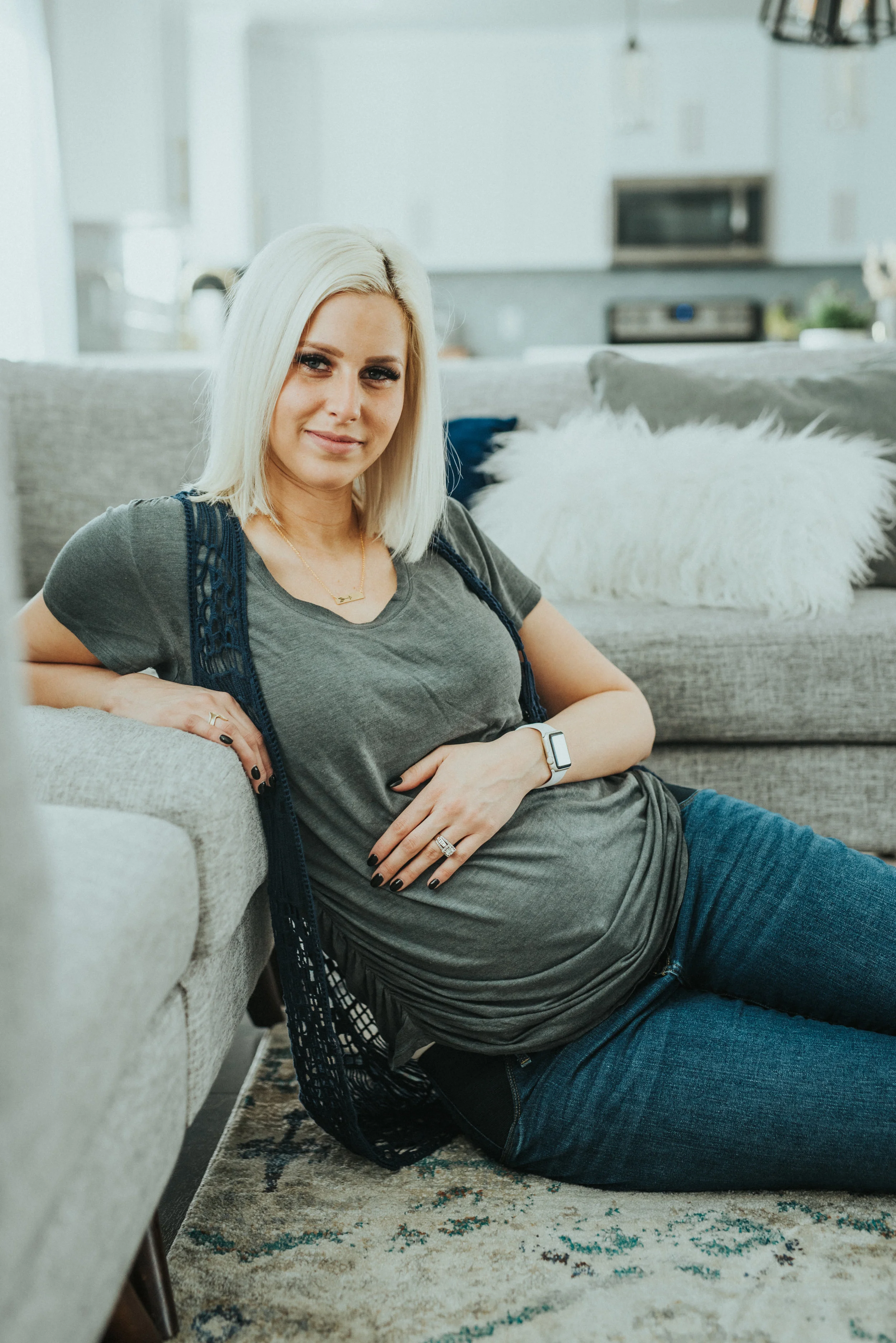  future mom maternity posing inspo casual photoshoot in home session cache valley photographer intimate love mother daughter photos baby on the way nail inspo hair and make up inspo lifestyle maternity photos lifestyle family photoshoot casual photo 