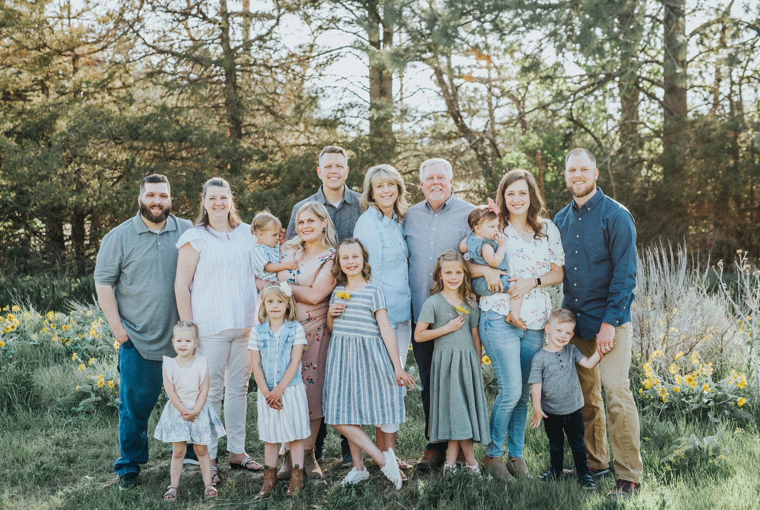 Maus Family Portraits | Logan Utah Extended Family Portraits