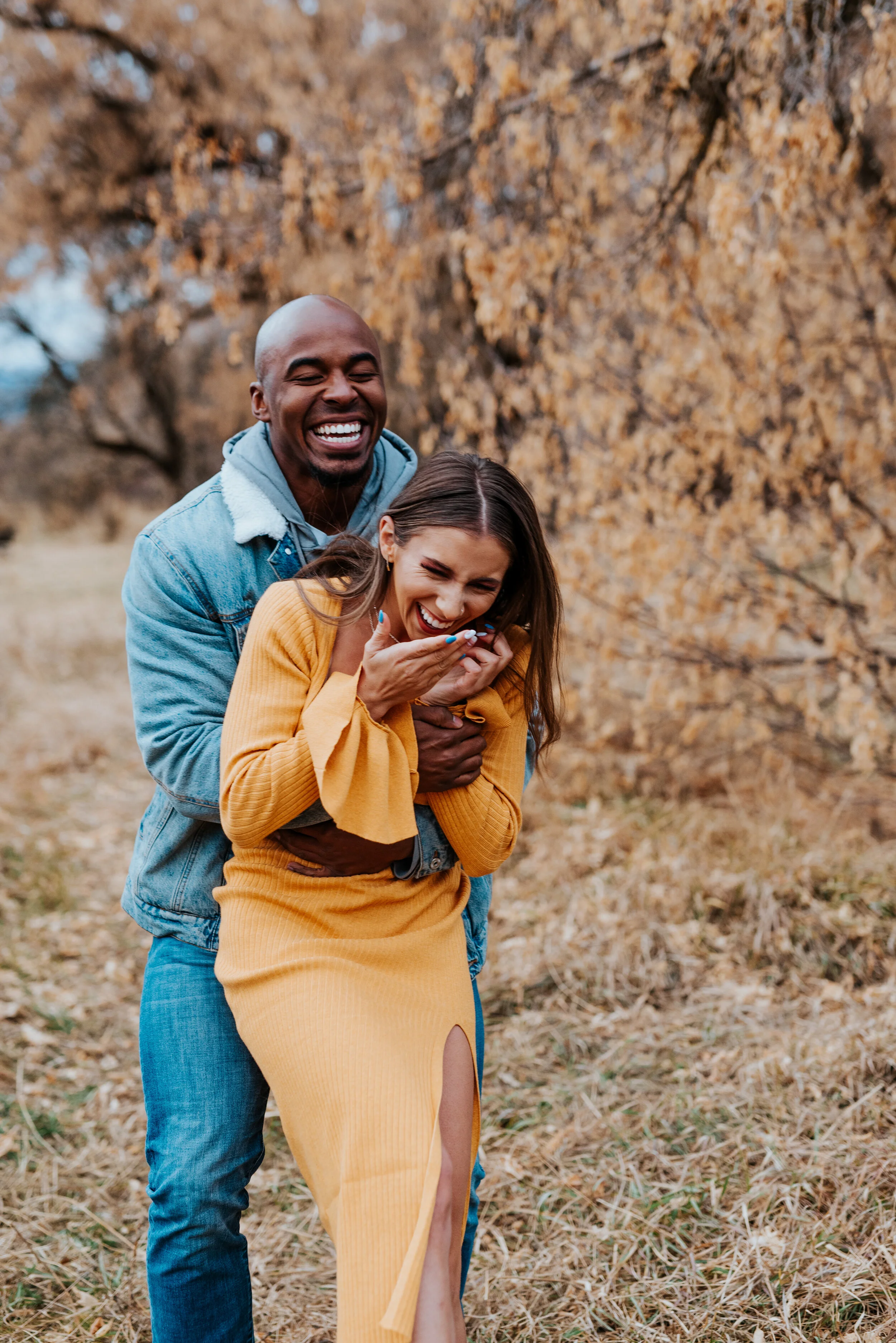  logan Utah photographer couple session cache valley in love playful couple makeup artist mua adventurous couple winter photoshoot makeup inspiration what to wear to couples session posing ideas for couples playful posing ideas hands around waist pos