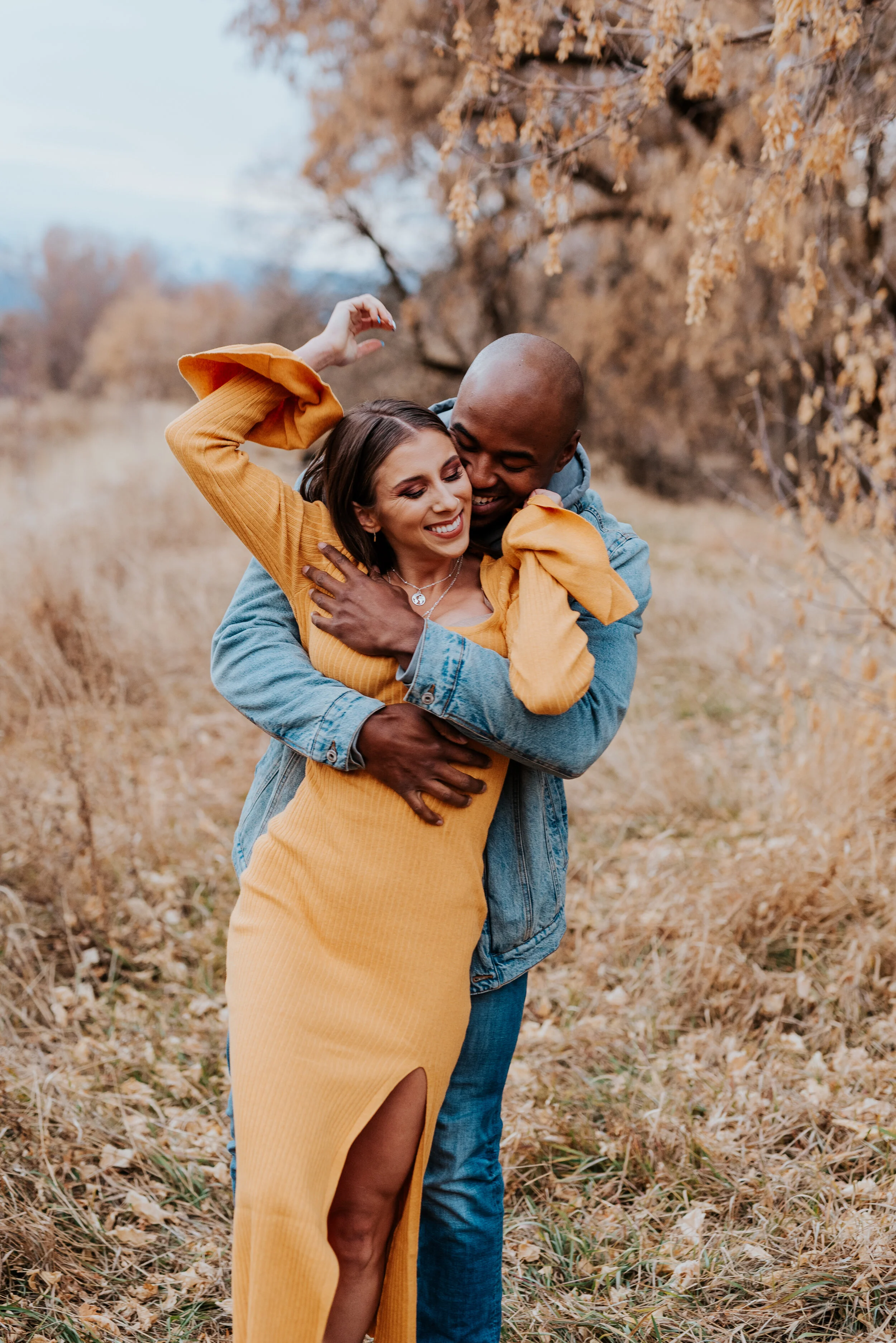  couple session model couple cache valley photographer mentor session posing ideas learning photographer makeup artist mua couple posing ideas playful couple adventurous couple wrapped in love holding each other joyful couple makeup inspiration for c